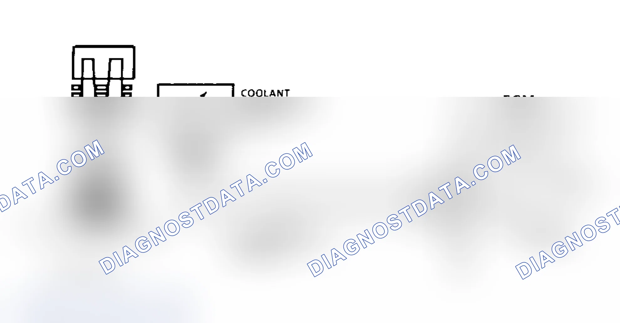 Scheme 240: Code 14 Schematic (7.4L) Coolant Sensor Signal Voltage Low