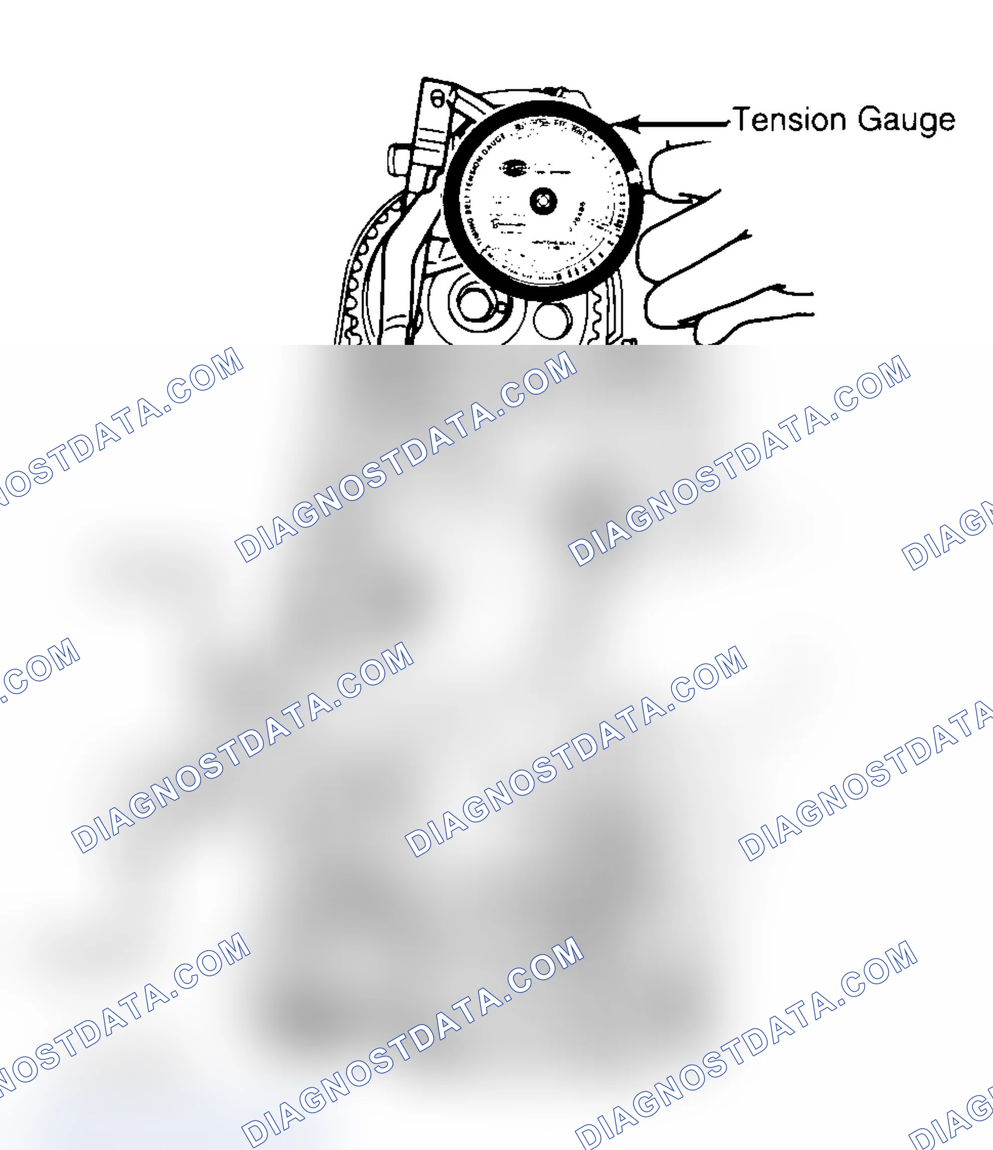 Scheme 28: Adjusting Typical Timing Belt Tension