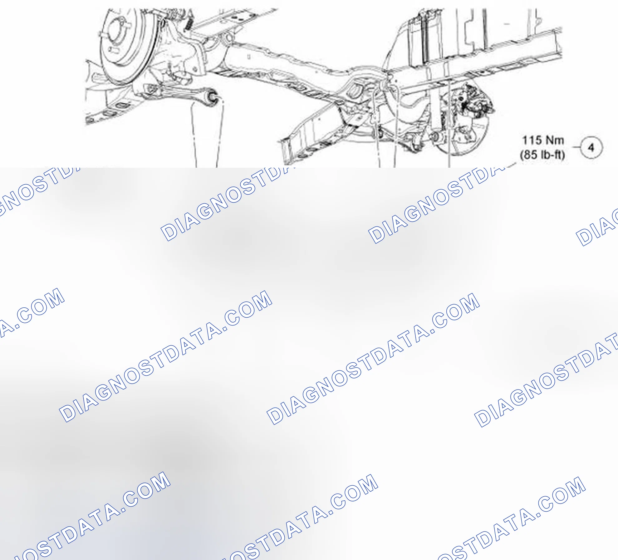Scheme 19: Subframe - Rear