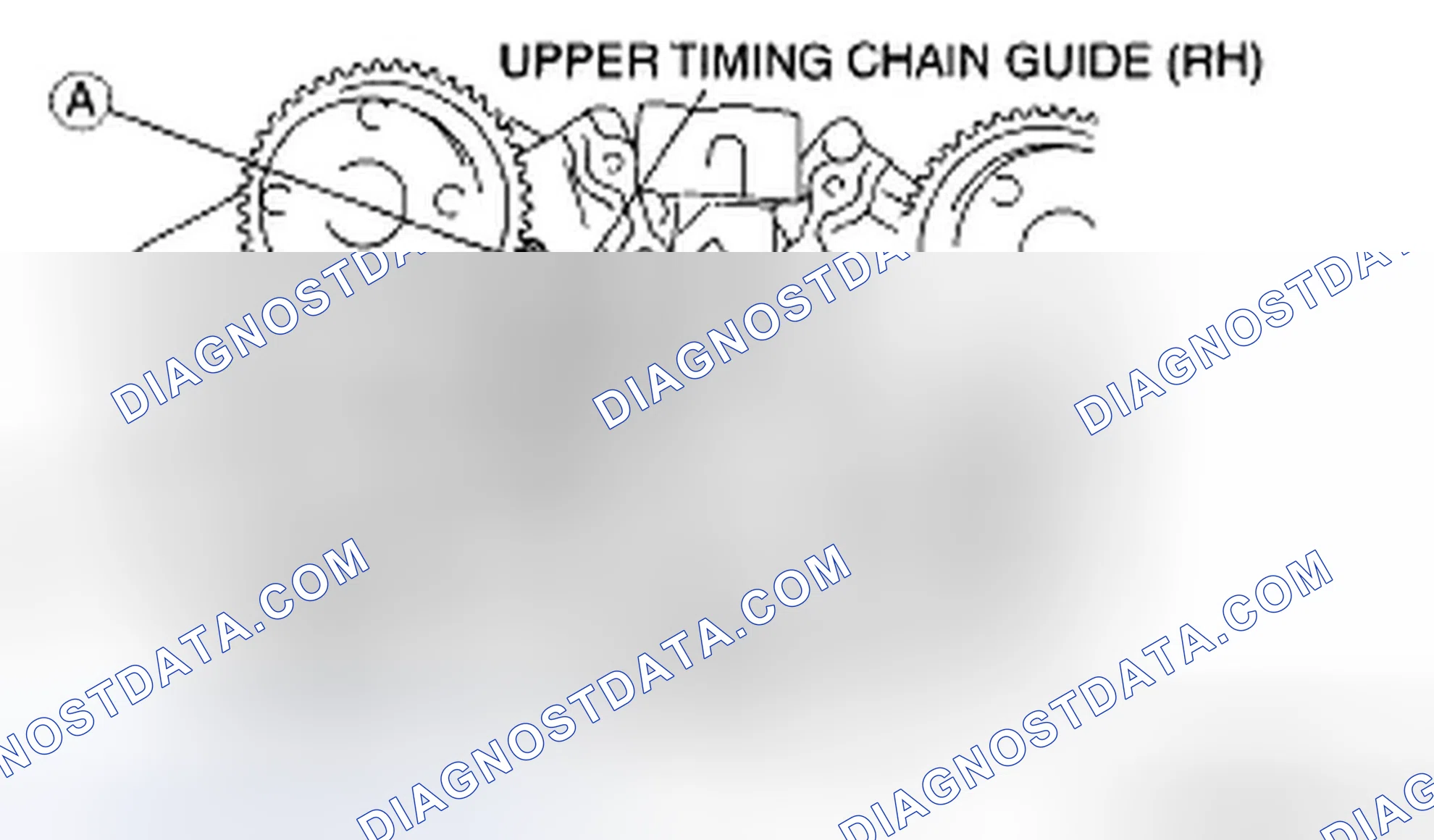 Scheme 18: Upper Timing Chain Guide (RH) Removal Note
