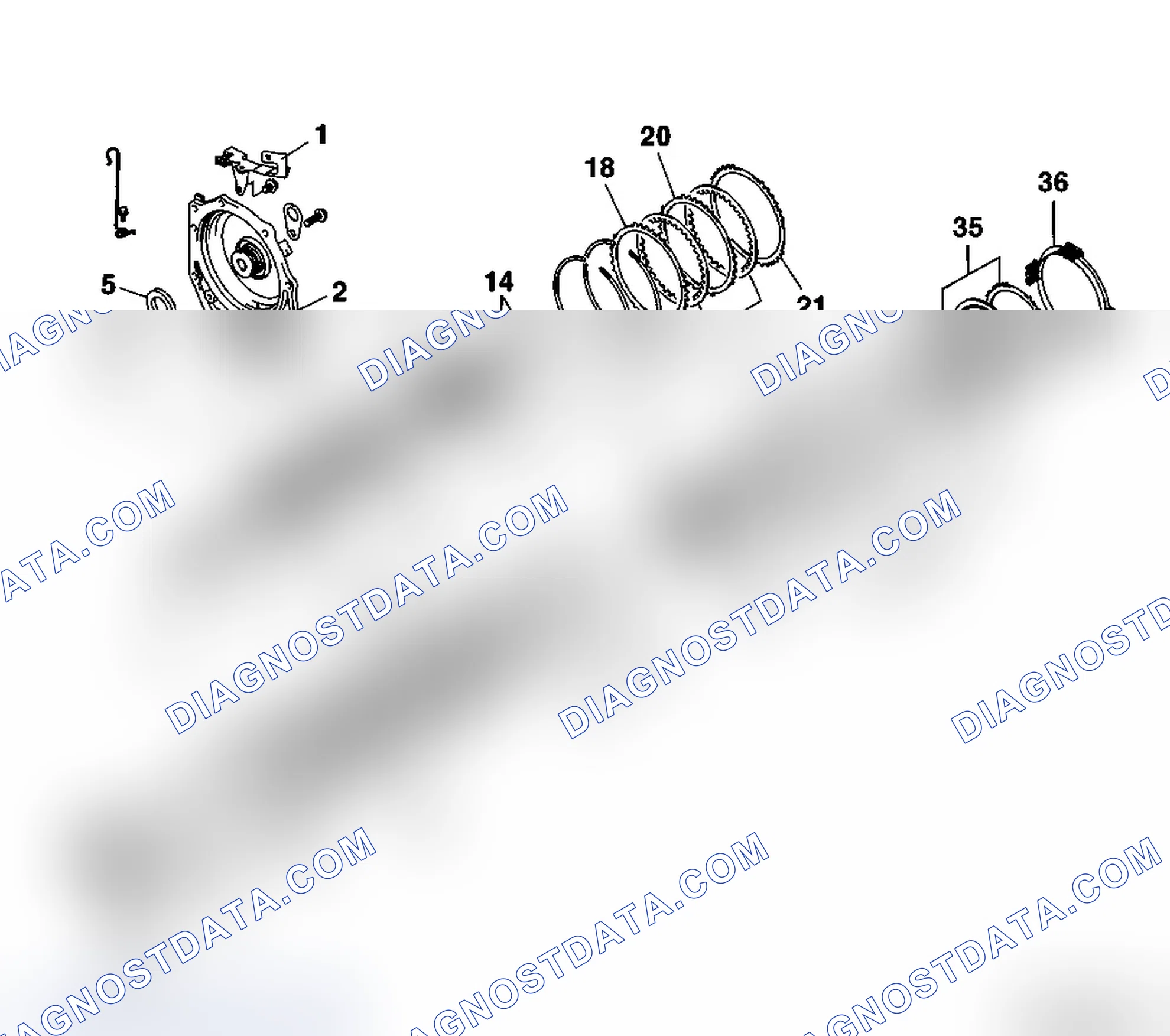 Automatic Transmission Component Locator