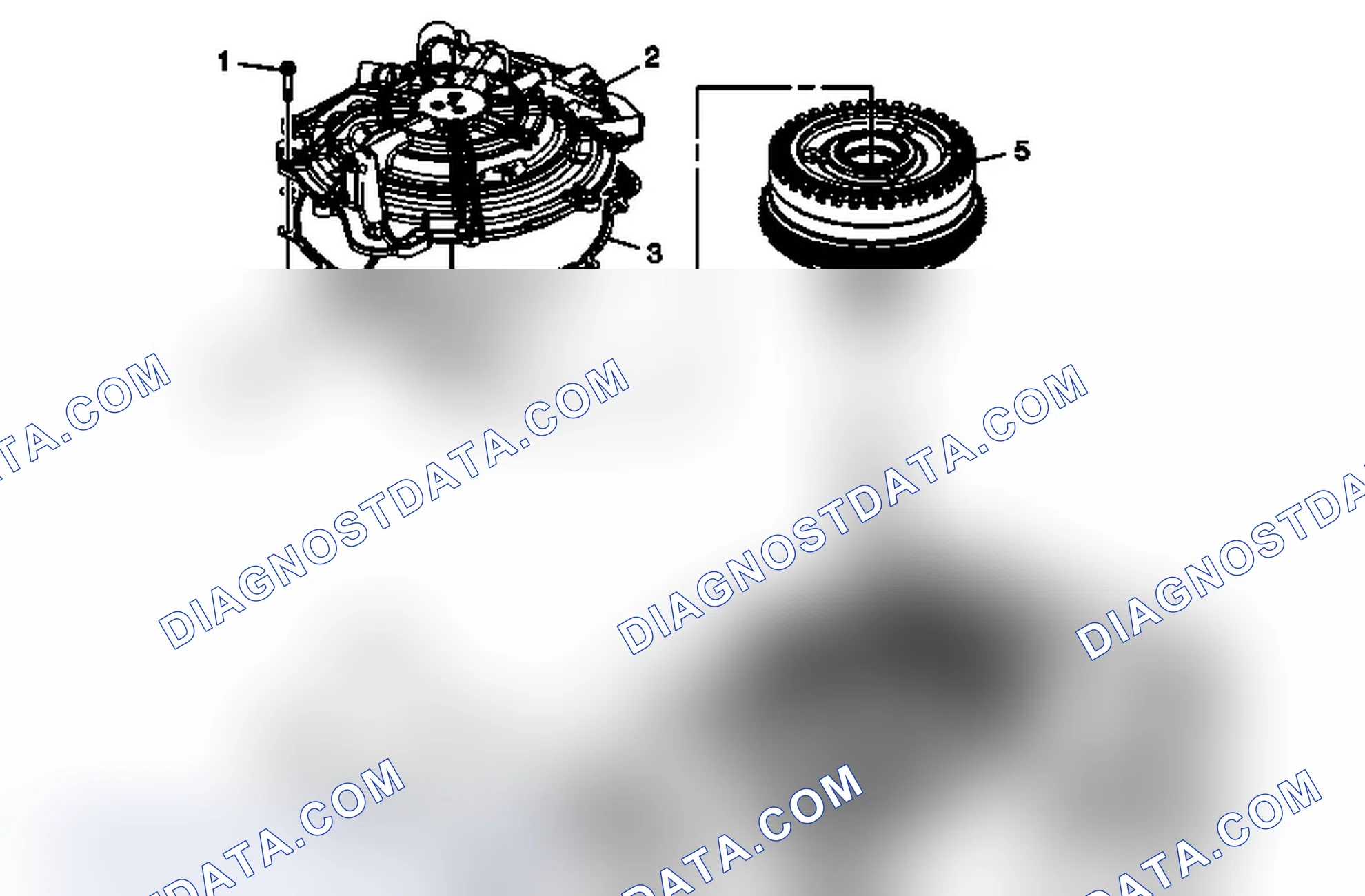 Scheme 153: Case Cover and 3-5-Reverse and 4-5-6 Clutch Housing Removal