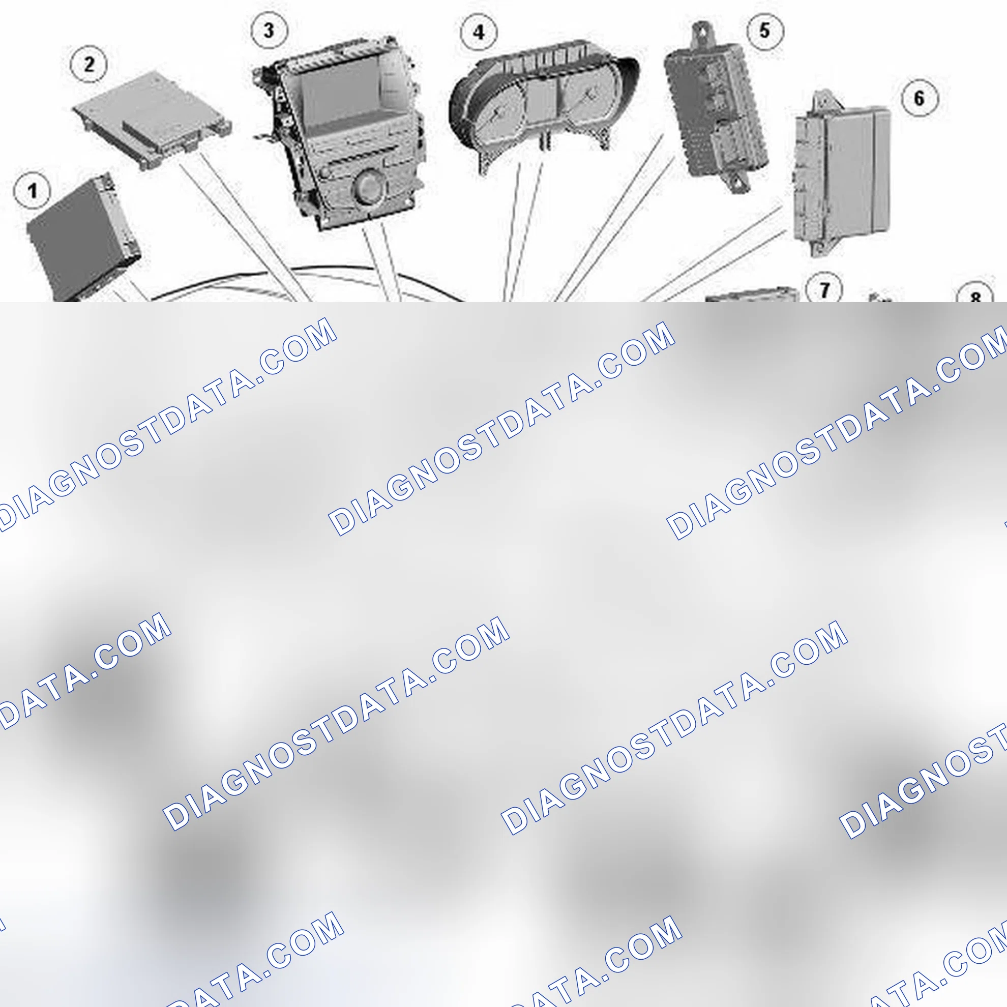 Scheme 4: COMPONENT LOCATION - MEDIUM SPEED CAN BUS