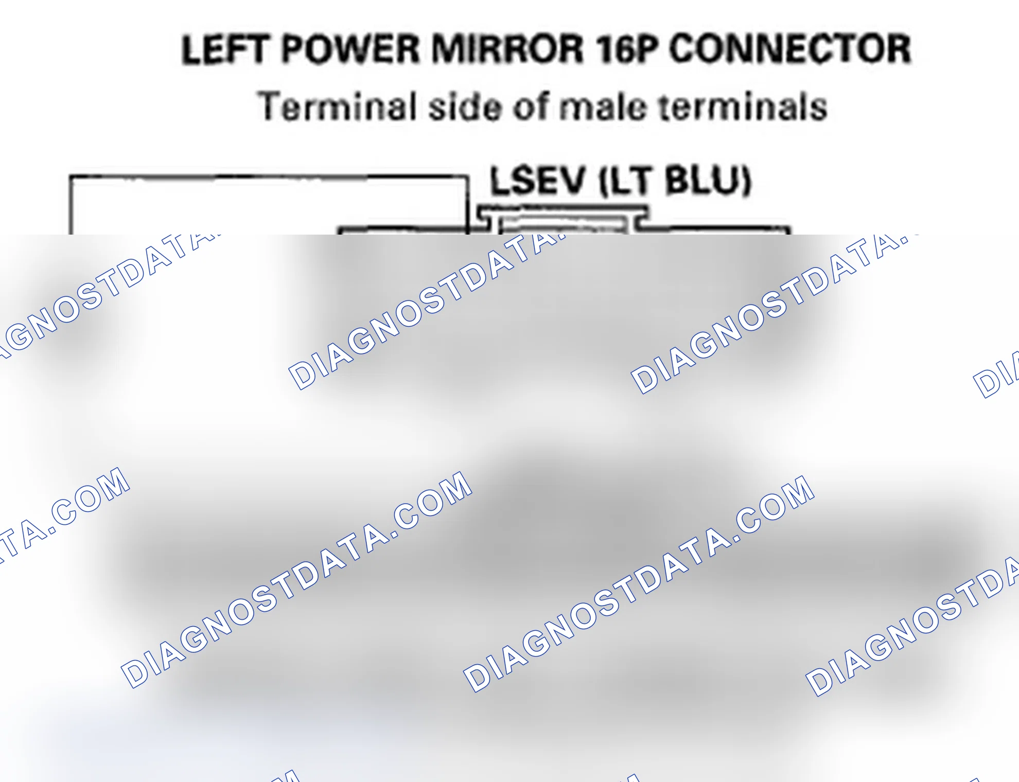 Scheme 82: DTC B2183: Left Power Mirror Vertical Sensor Signal Error