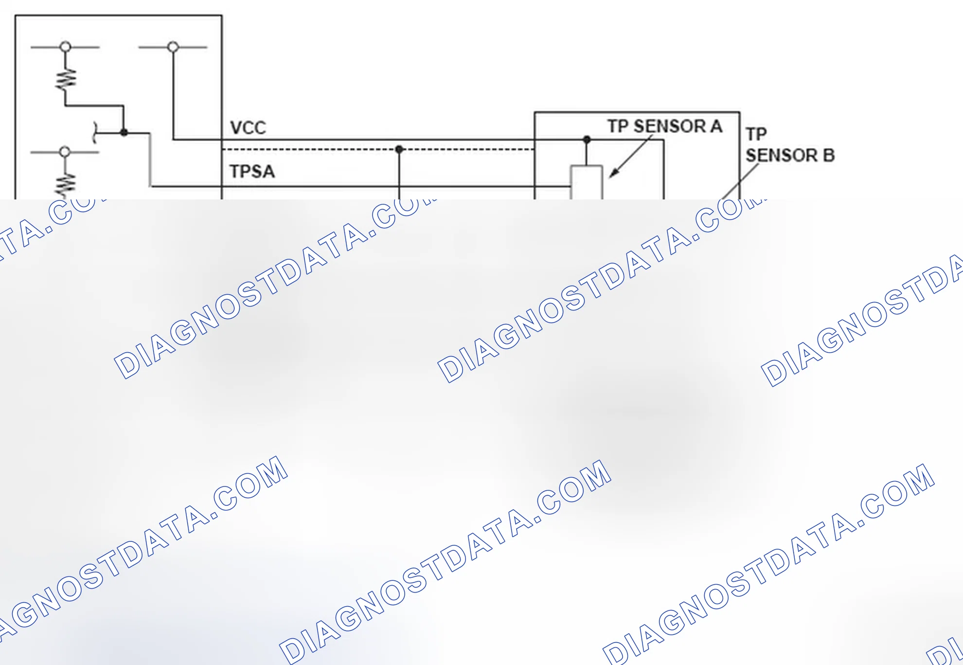 Scheme 139: Throttle Position (TP) Sensor - Circuit Diagram