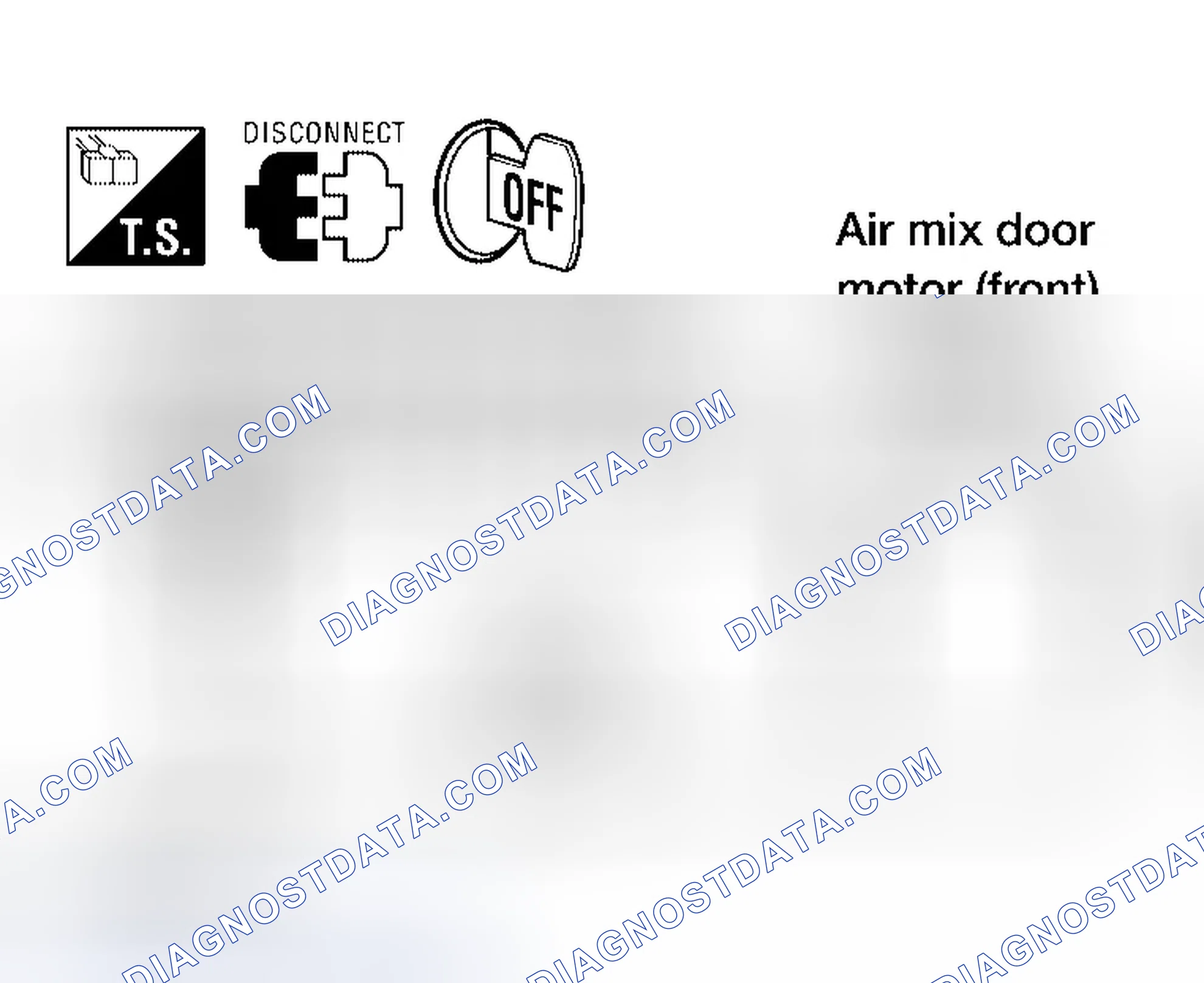Scheme 19: DIAGNOSTIC PROCEDURE FOR AIR MIX DOOR MOTOR (FRONT)