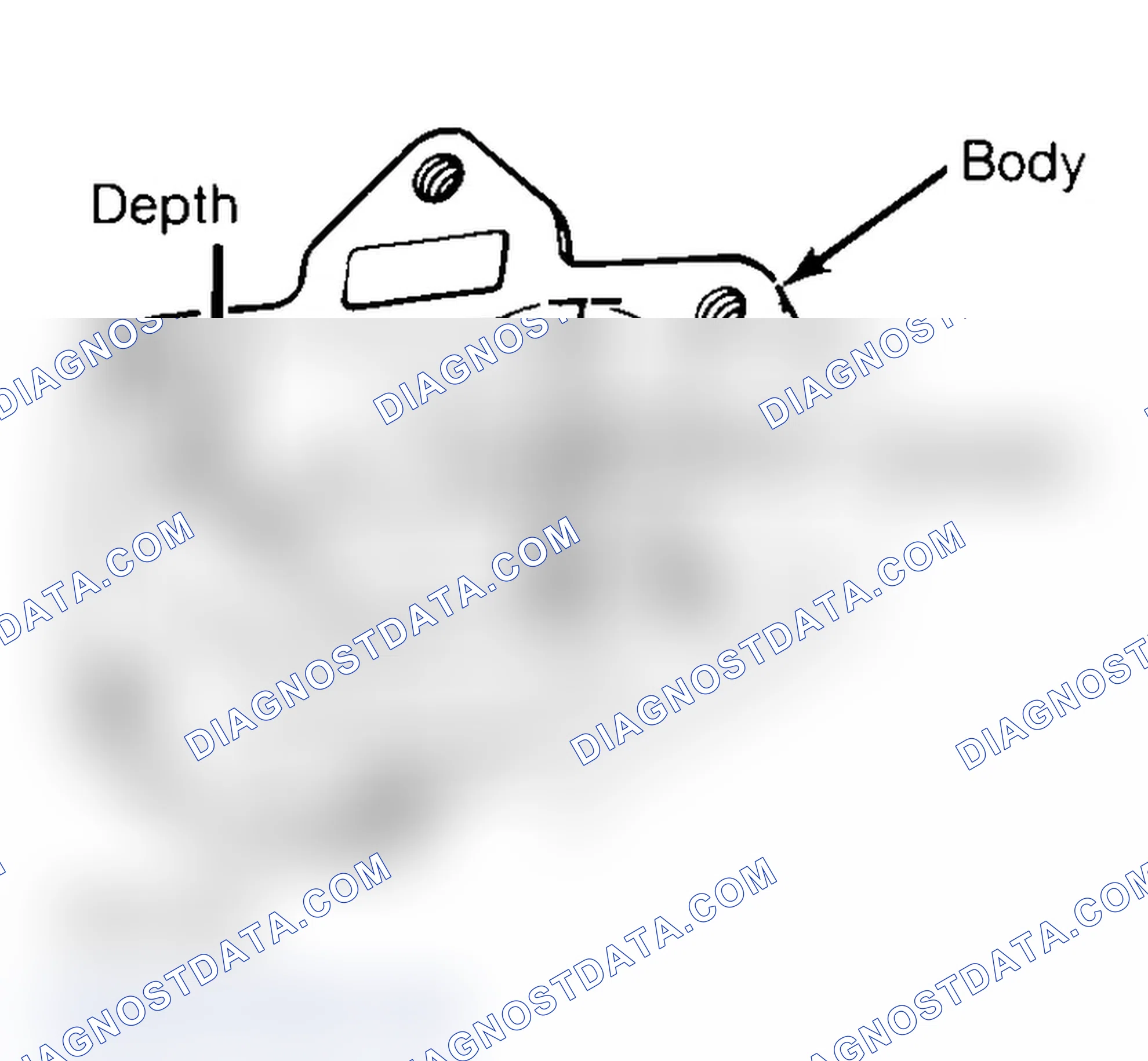 Scheme 35: Measuring Oil Pump Gear Cavity