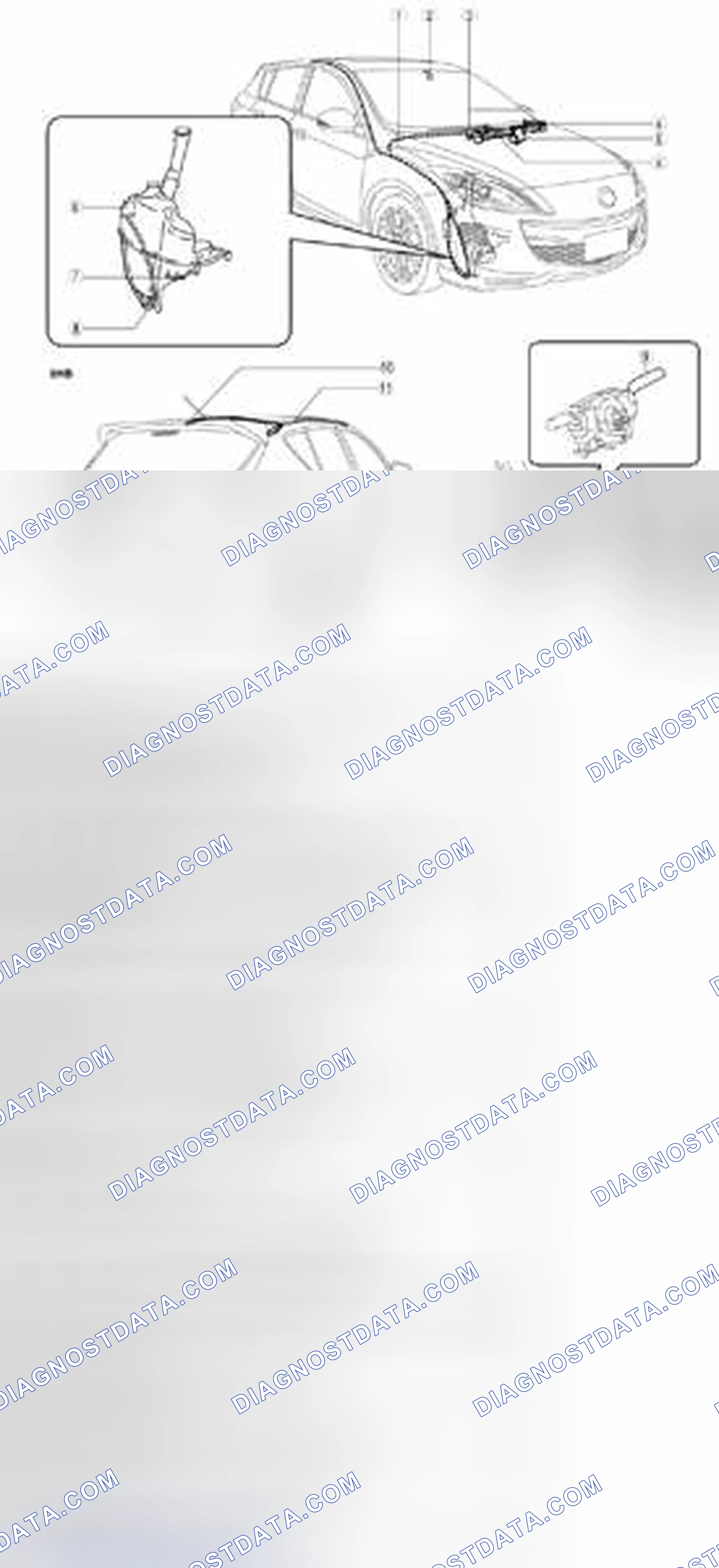 Scheme 1: Wiper/Washer System Components