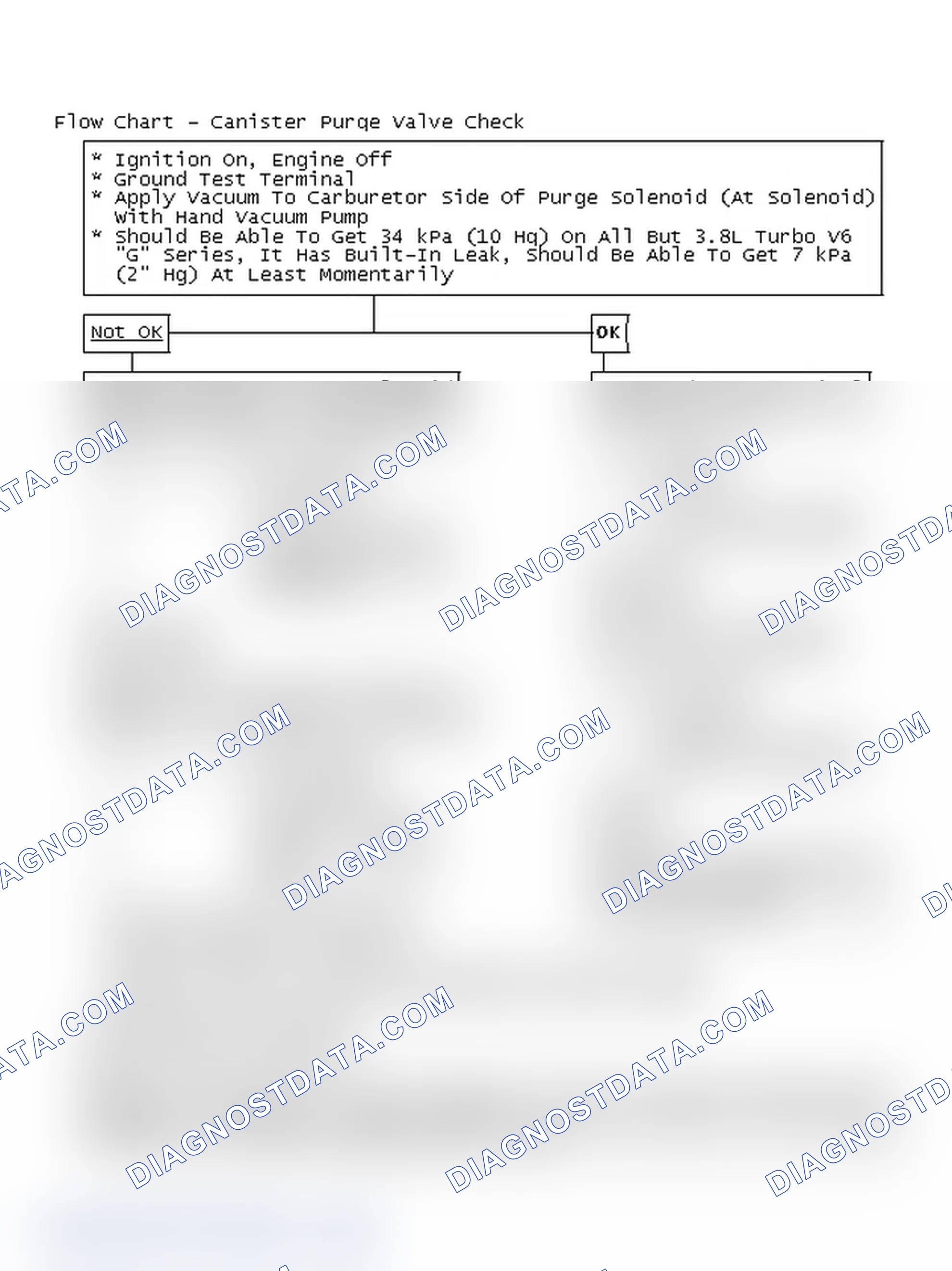 Scheme 91: Flow Chart - Canister Purge Valve Check