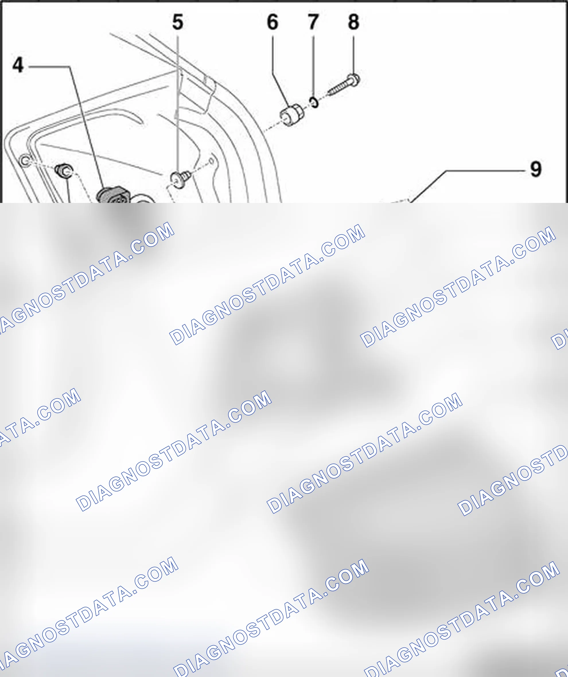 Scheme 252: Rear lights - Sedan, assembly