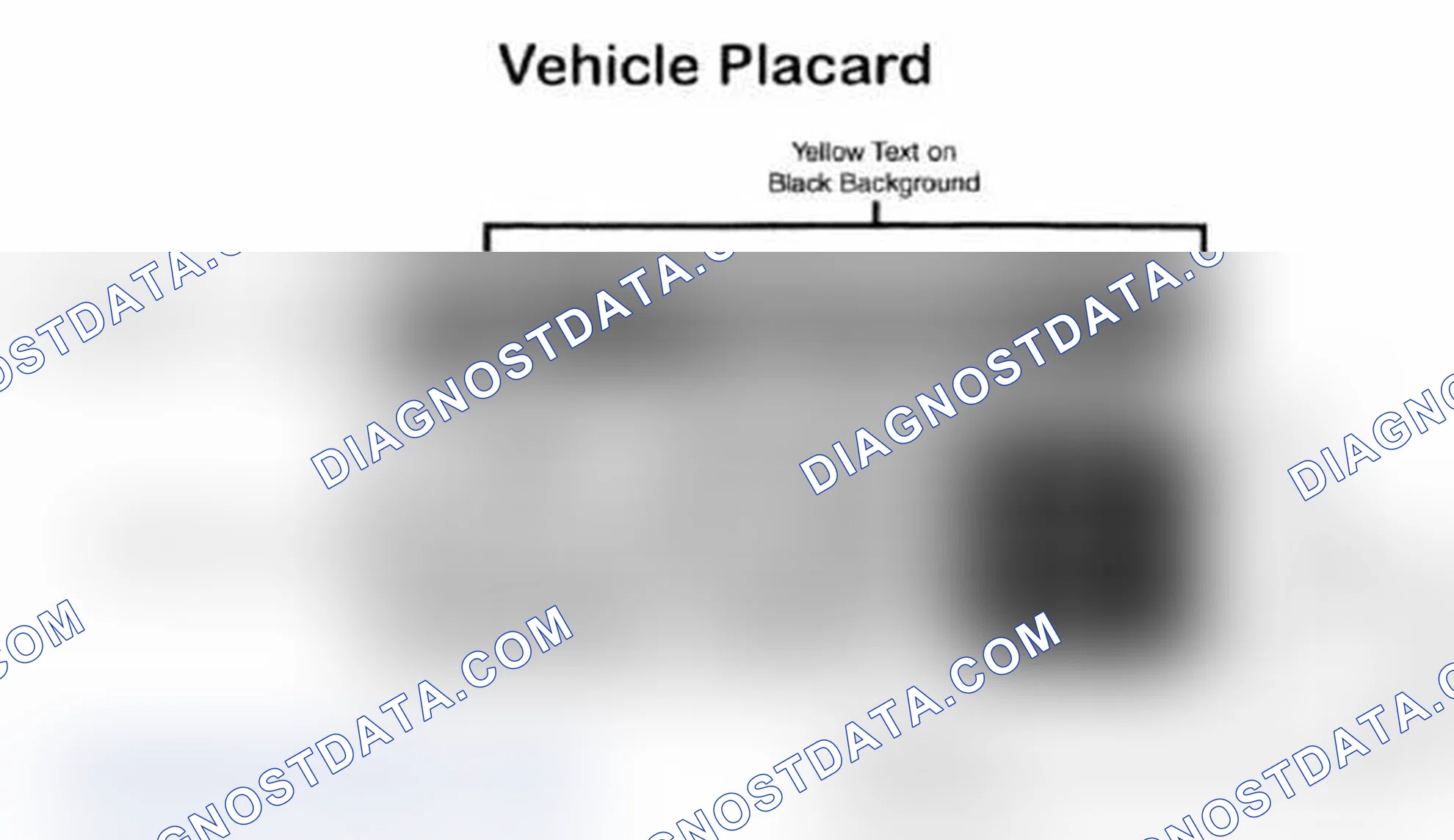 Scheme 28: Vehicle Tire Placard - Typical
