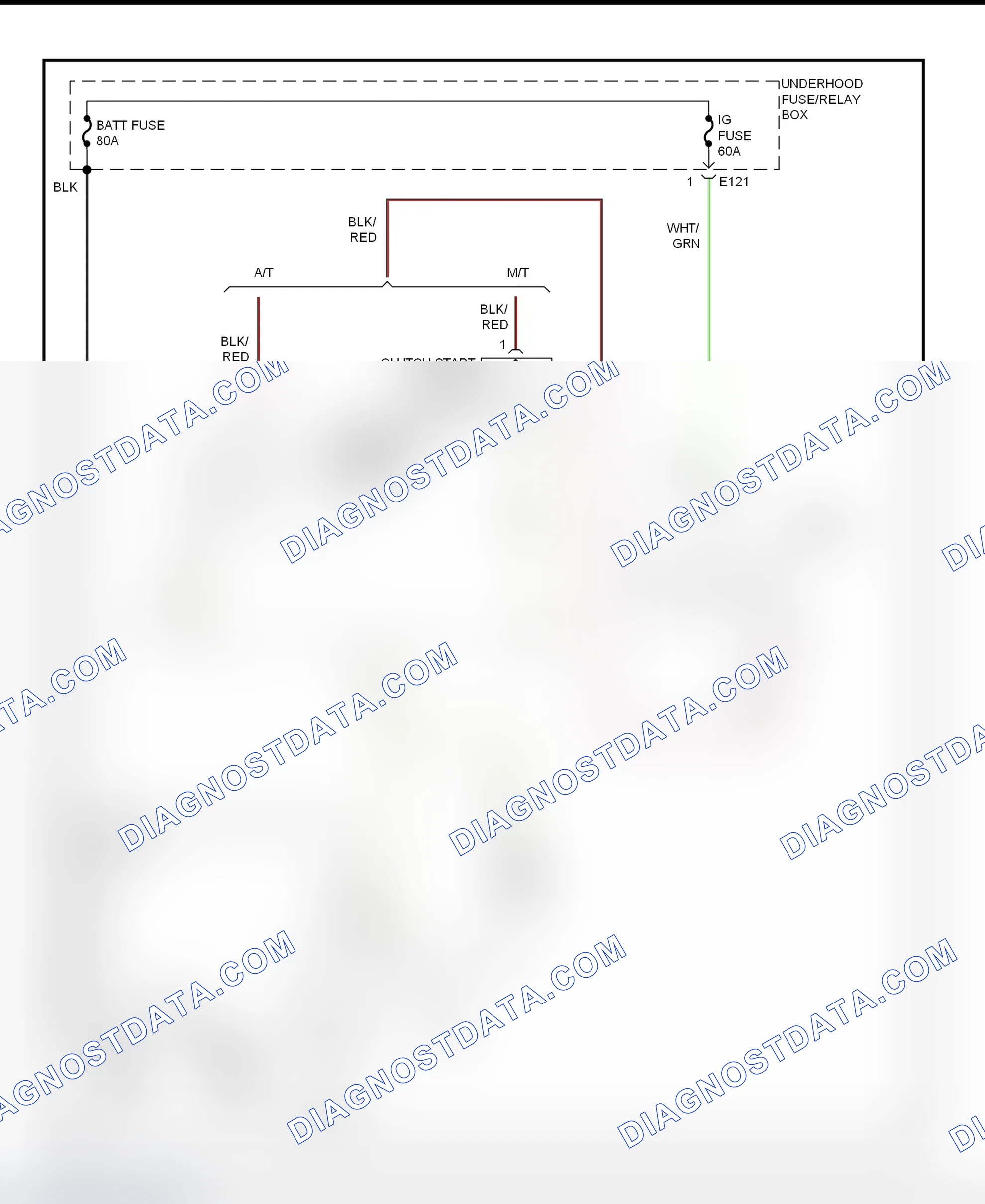 Scheme 20: Starting System Wiring Diagram (Vitara)
