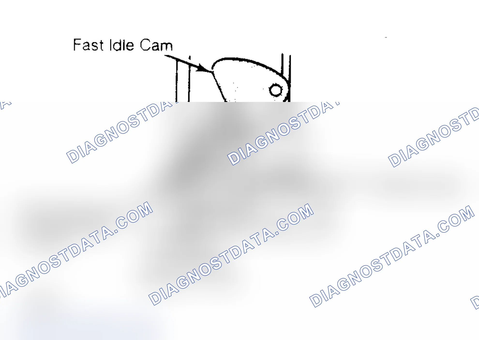 Scheme 45: Choke Linkage Adjustment (Fast Idle Opening Angle) Turn fast idle screw to adjust.