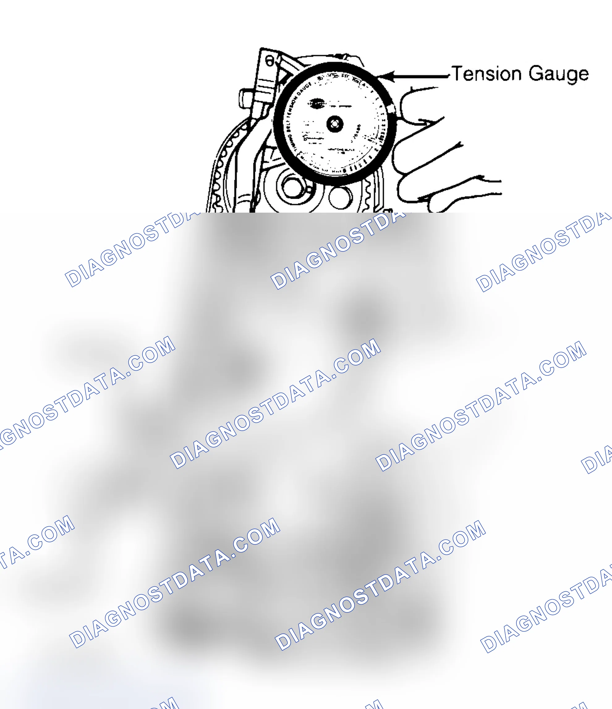 Scheme 28: Adjusting Typical Timing Belt Tension