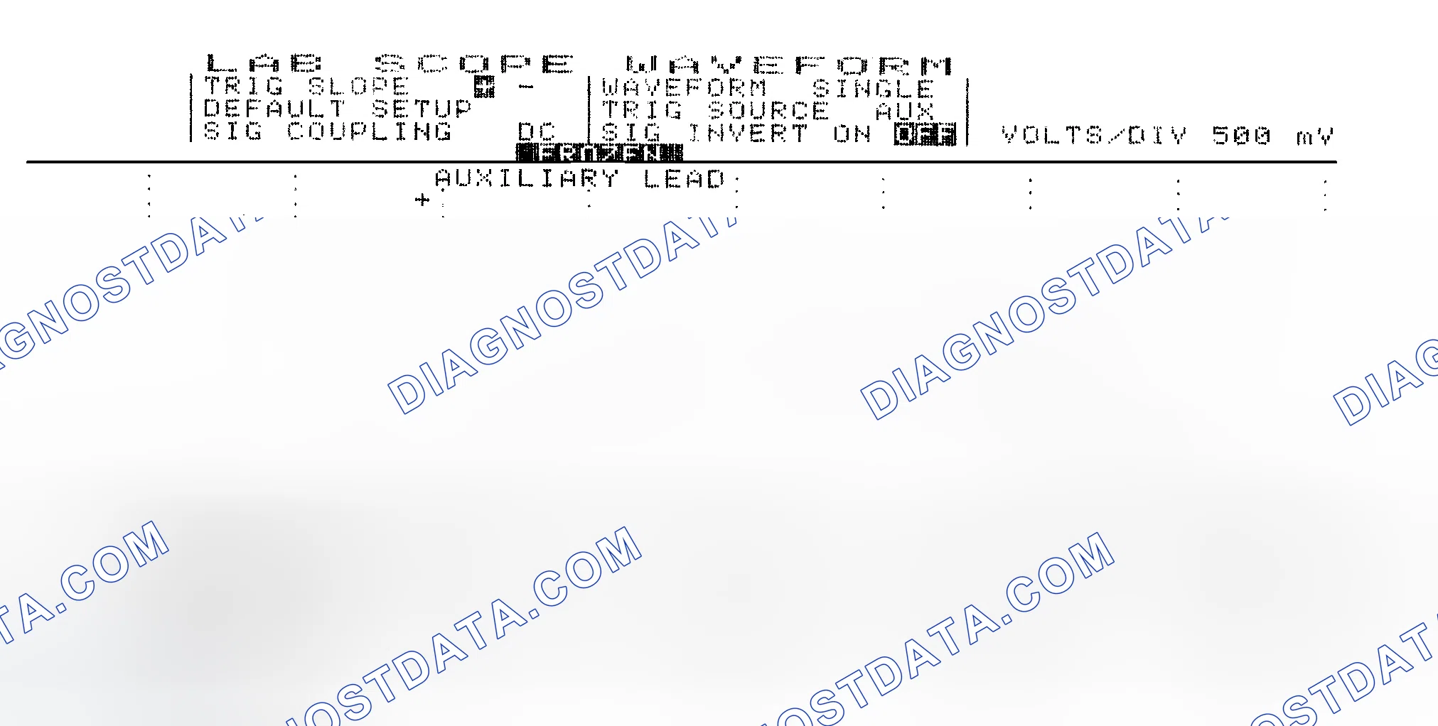 Scheme 14: Single Injector w/Excessive Current Flow - Current Pattern
