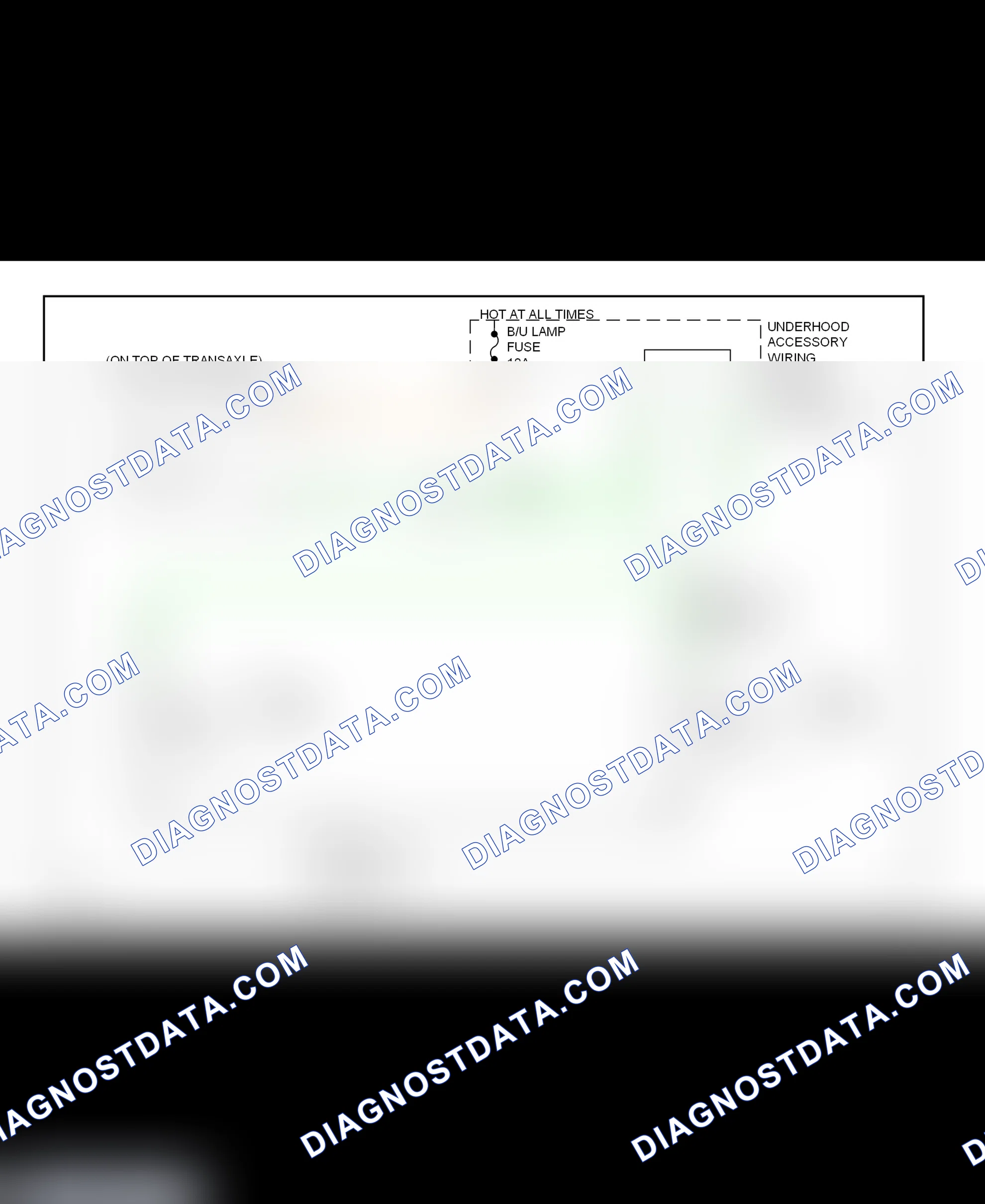 Scheme 66: Back-Up Lights Wiring Diagram (Montana, Silhouette & Venture)