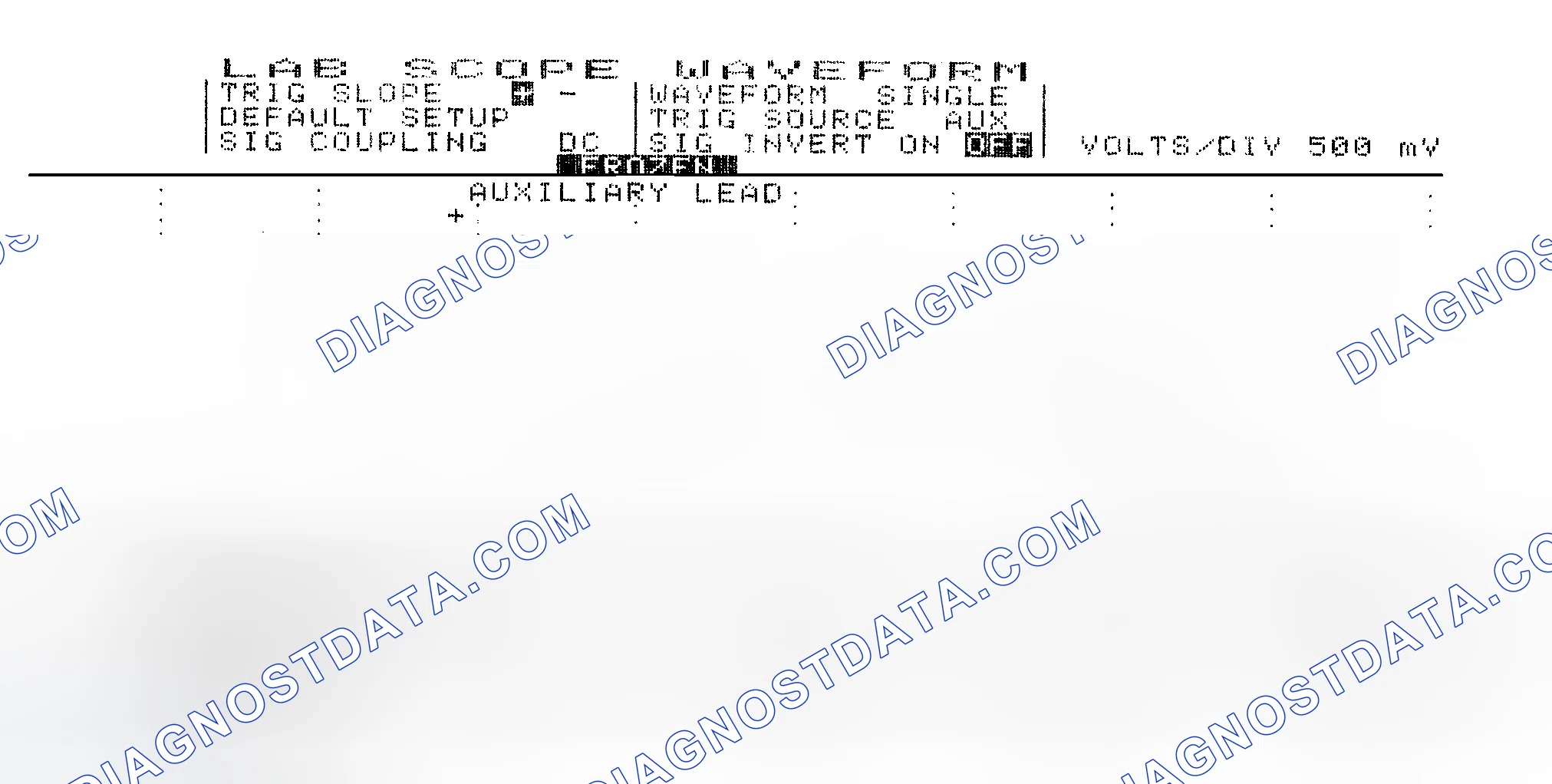 Scheme 14: Single Injector w/Excessive Current Flow - Current Pattern