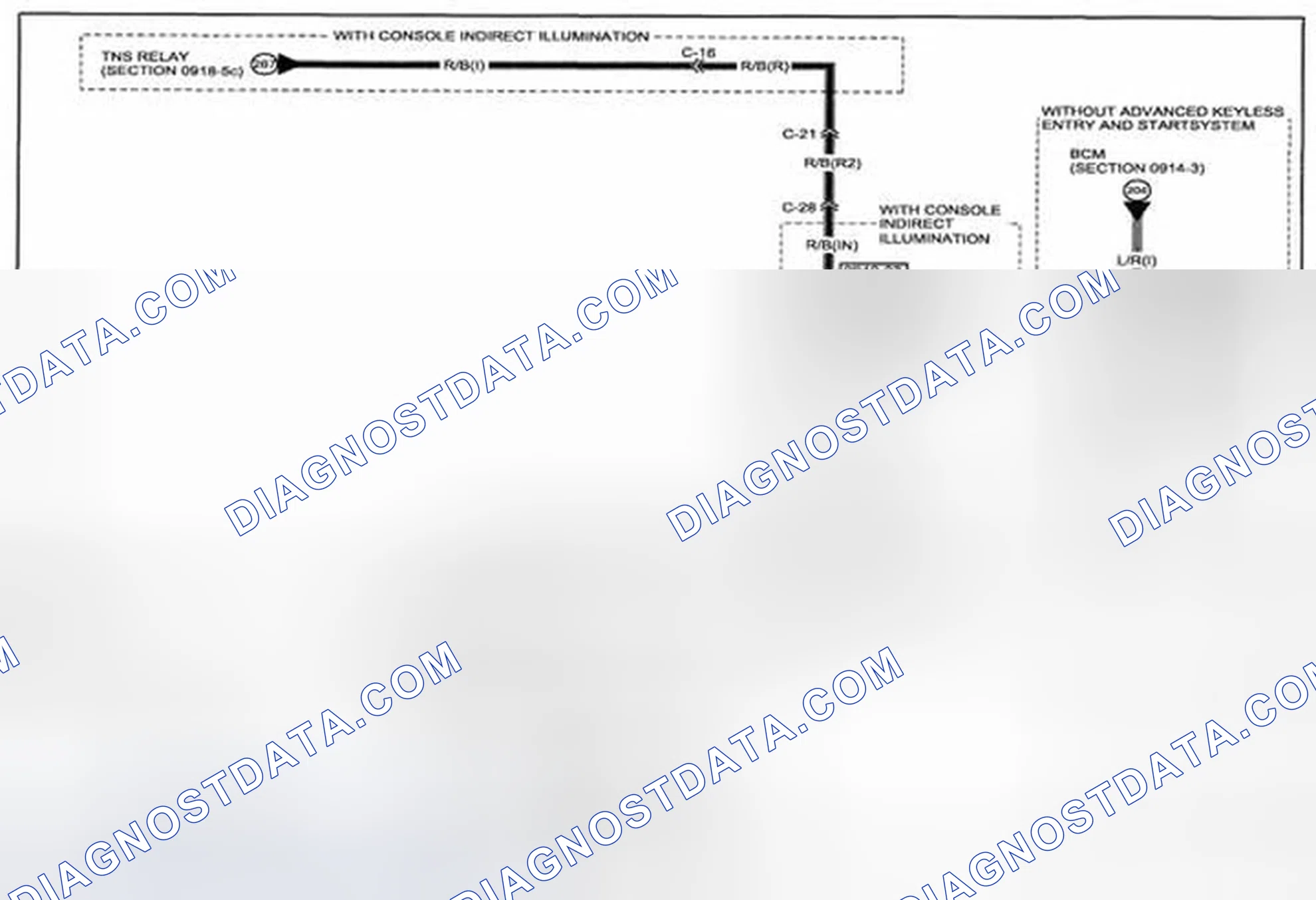 Scheme 264: Illumination Light Wiring Diagram - 0918-5d (1 Of 2)