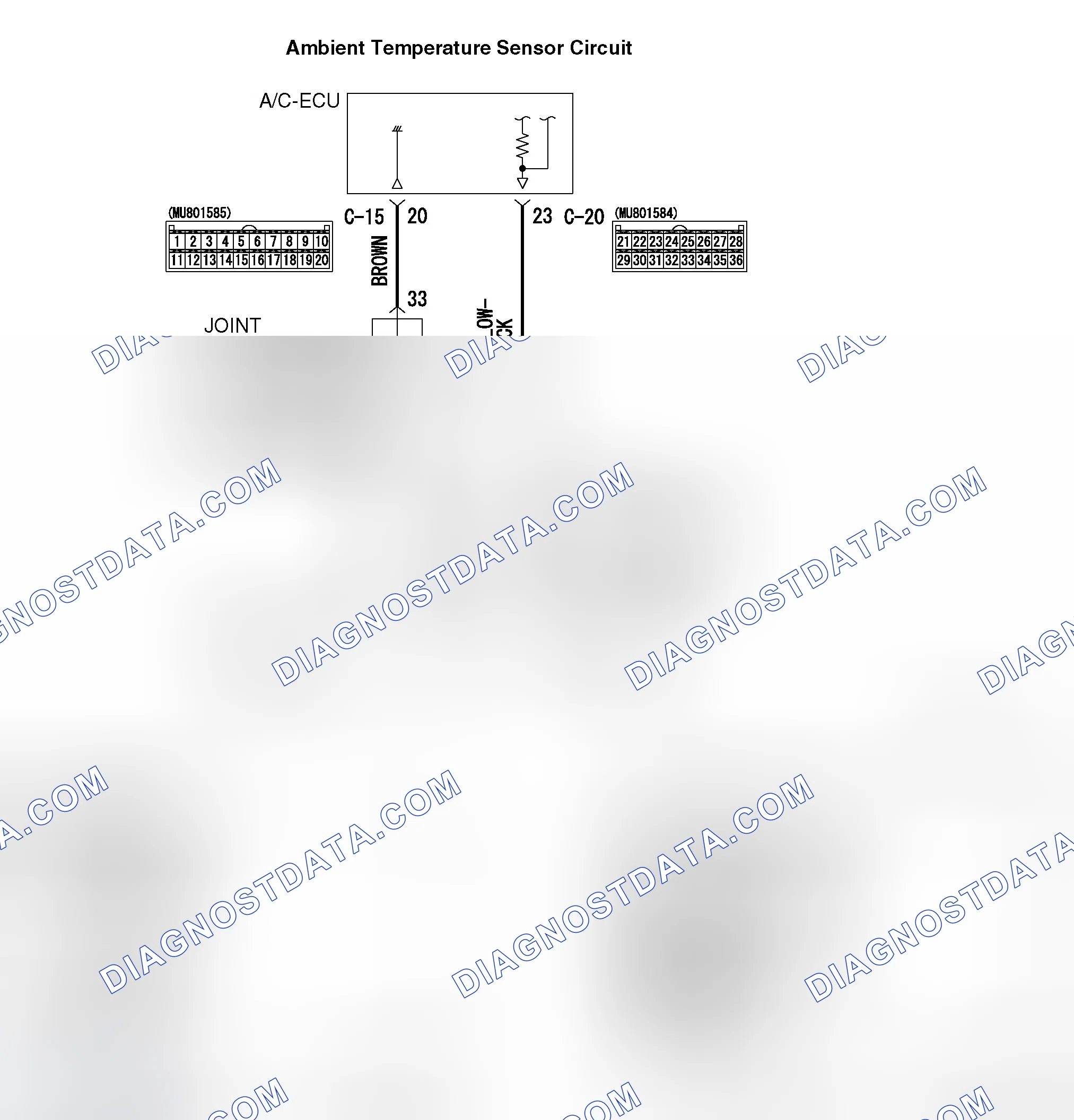 Scheme 21: DTC B1011: Ambient Air Temperature Sensor System (Short Circuit)