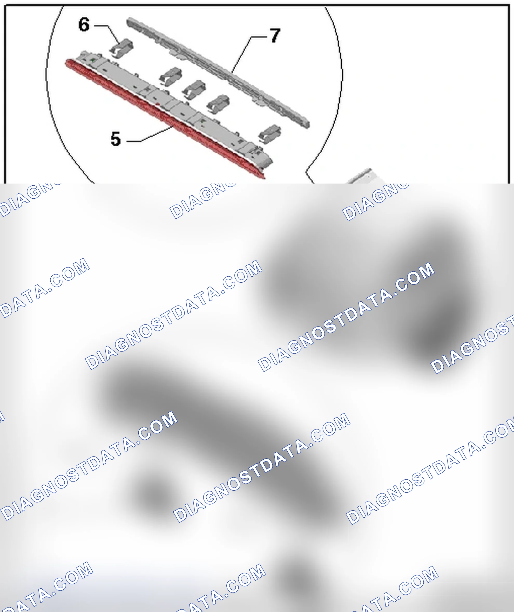 Scheme 167: HIGH MOUNT BRAKE AND LICENSE PLATE LAMPS OVERVIEW