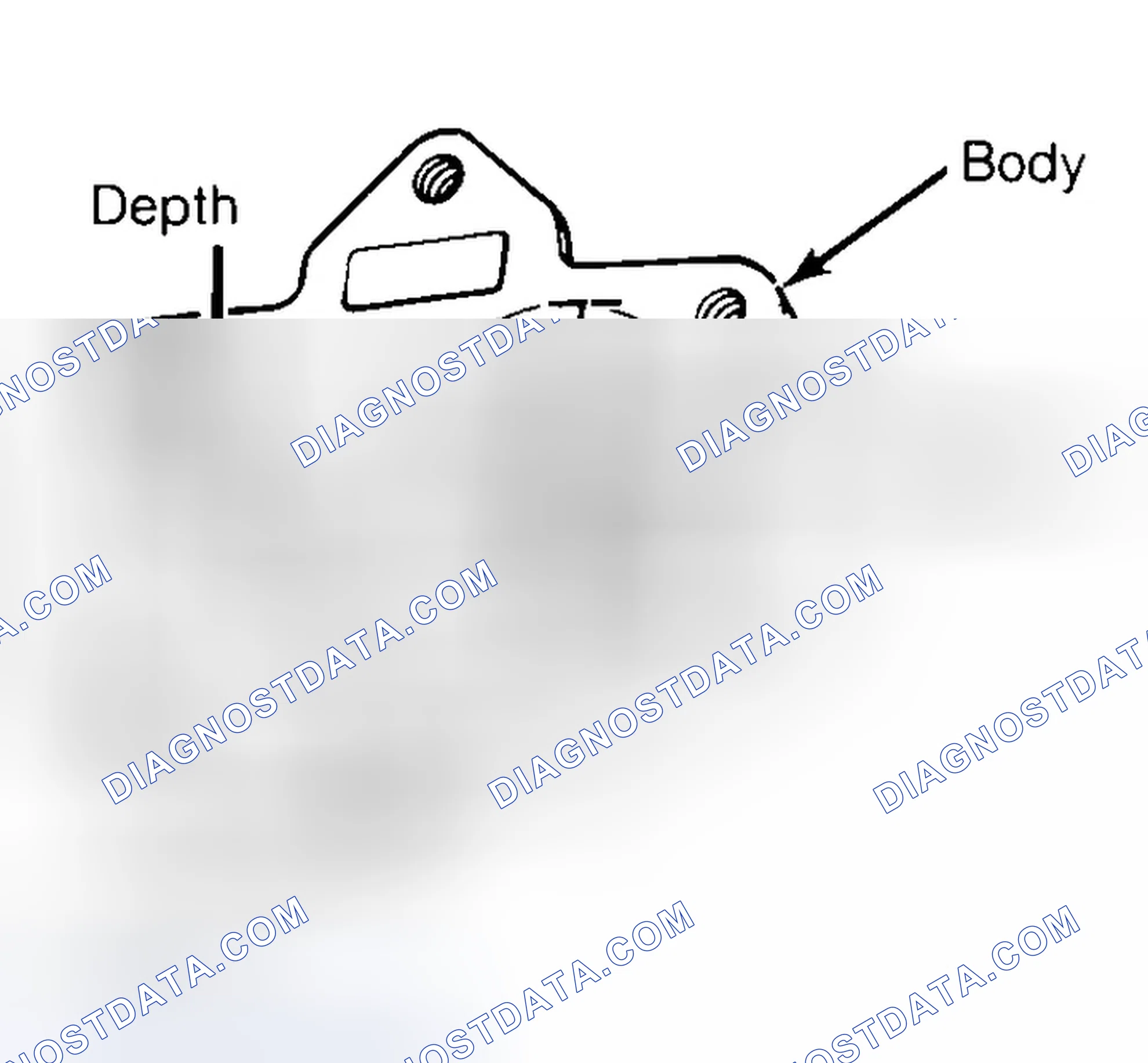 Scheme 35: Measuring Oil Pump Gear Cavity