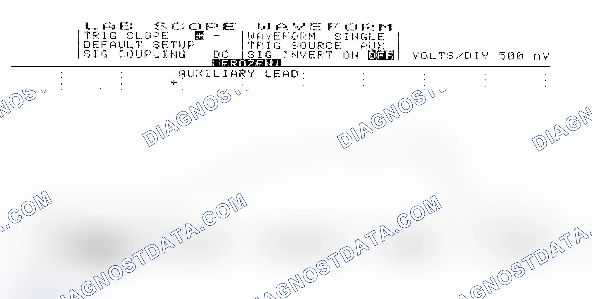 Scheme 14: Single Injector w/Excessive Current Flow - Current Pattern