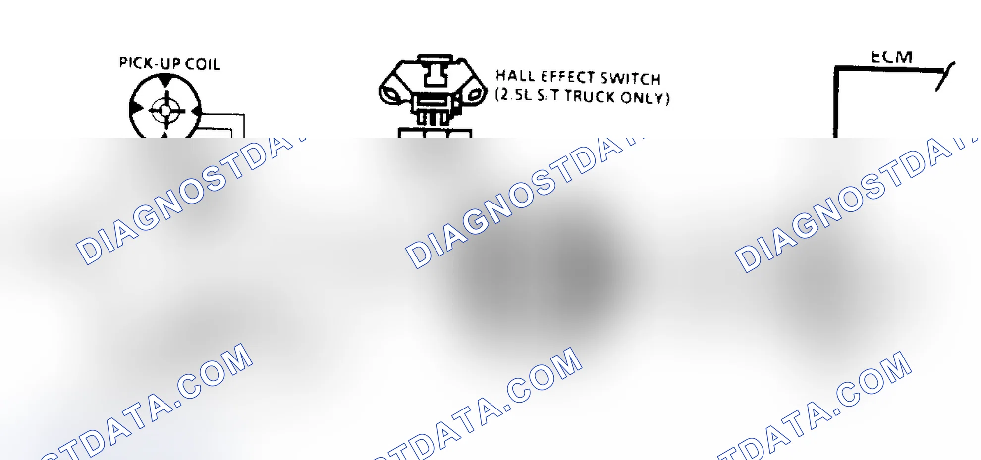 Scheme 132: Ignition System Check (Remote Coil) Schematic (2.5L "S/T" Series)