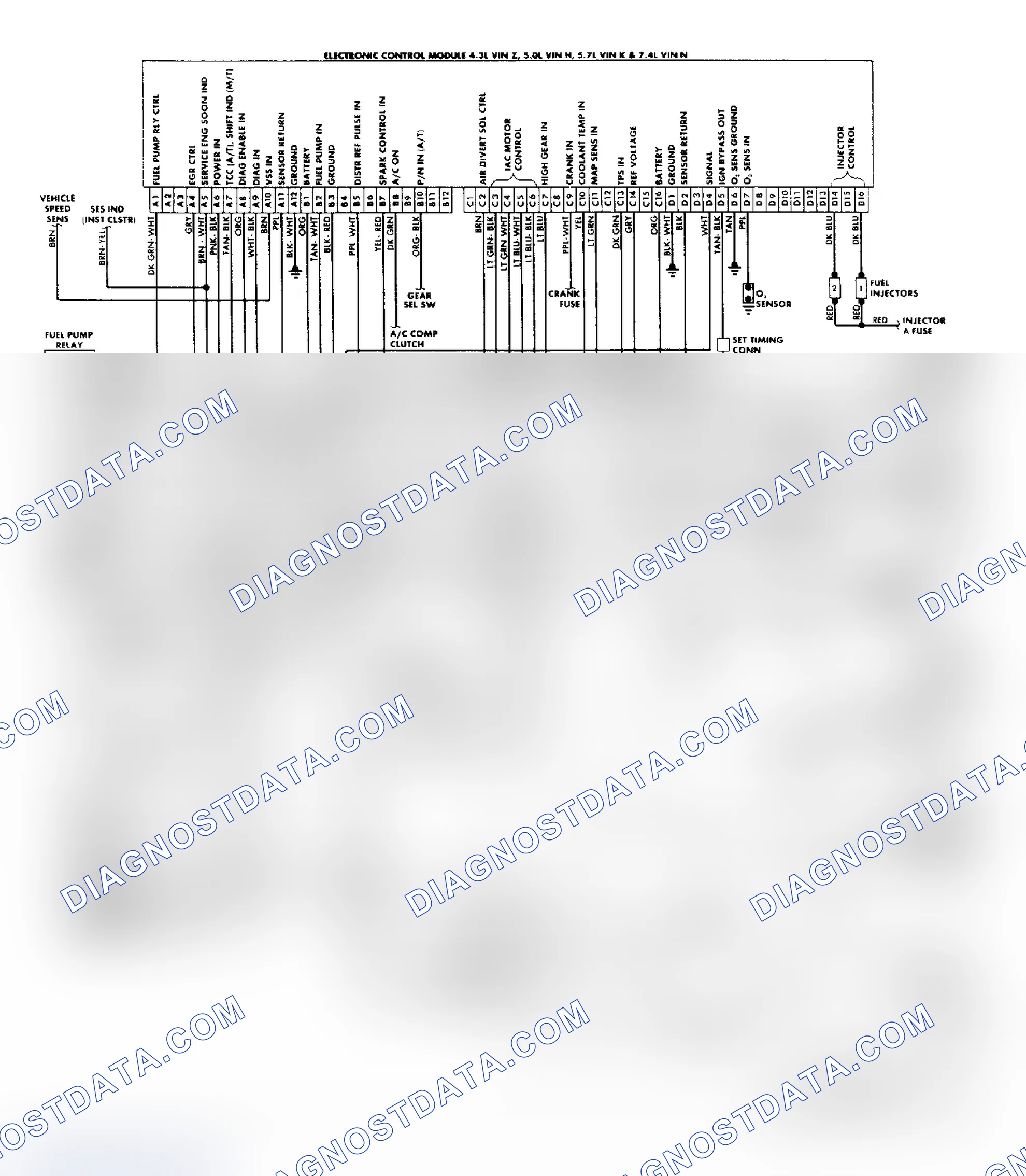 Scheme 161: "C/K" Series (4.3L, 5.0L, 5.7L & 7.4L) Wiring Diagram