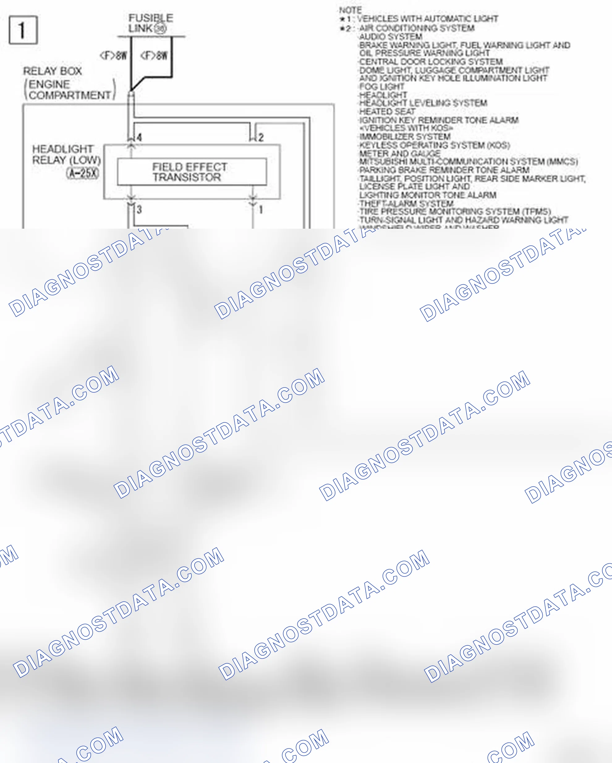 Scheme 708: DAYTIME RUNNING LIGHT (DRL)