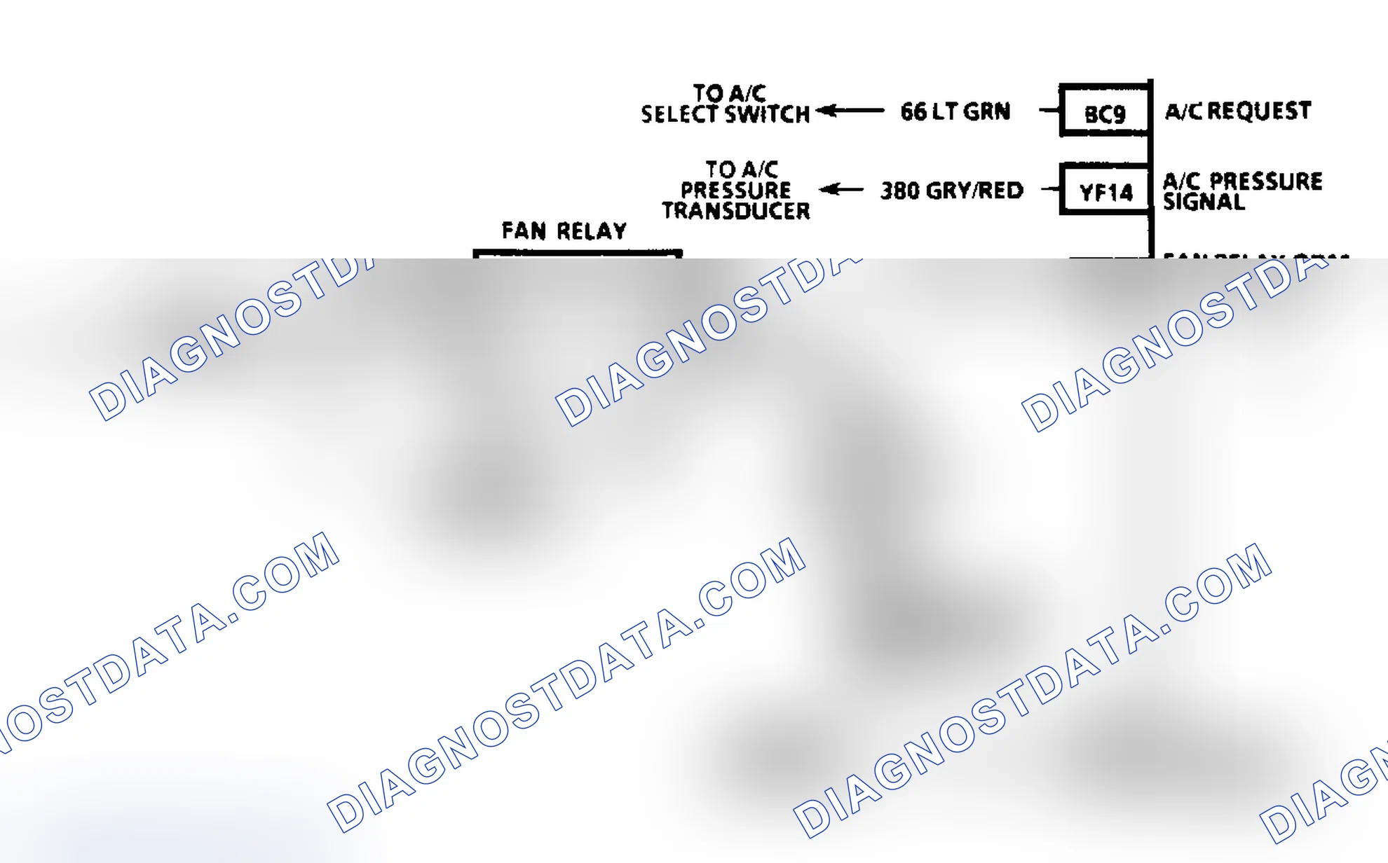Scheme 297: Chart C12B, Schematic, No Cooling Fan (3.3L "N" Body)