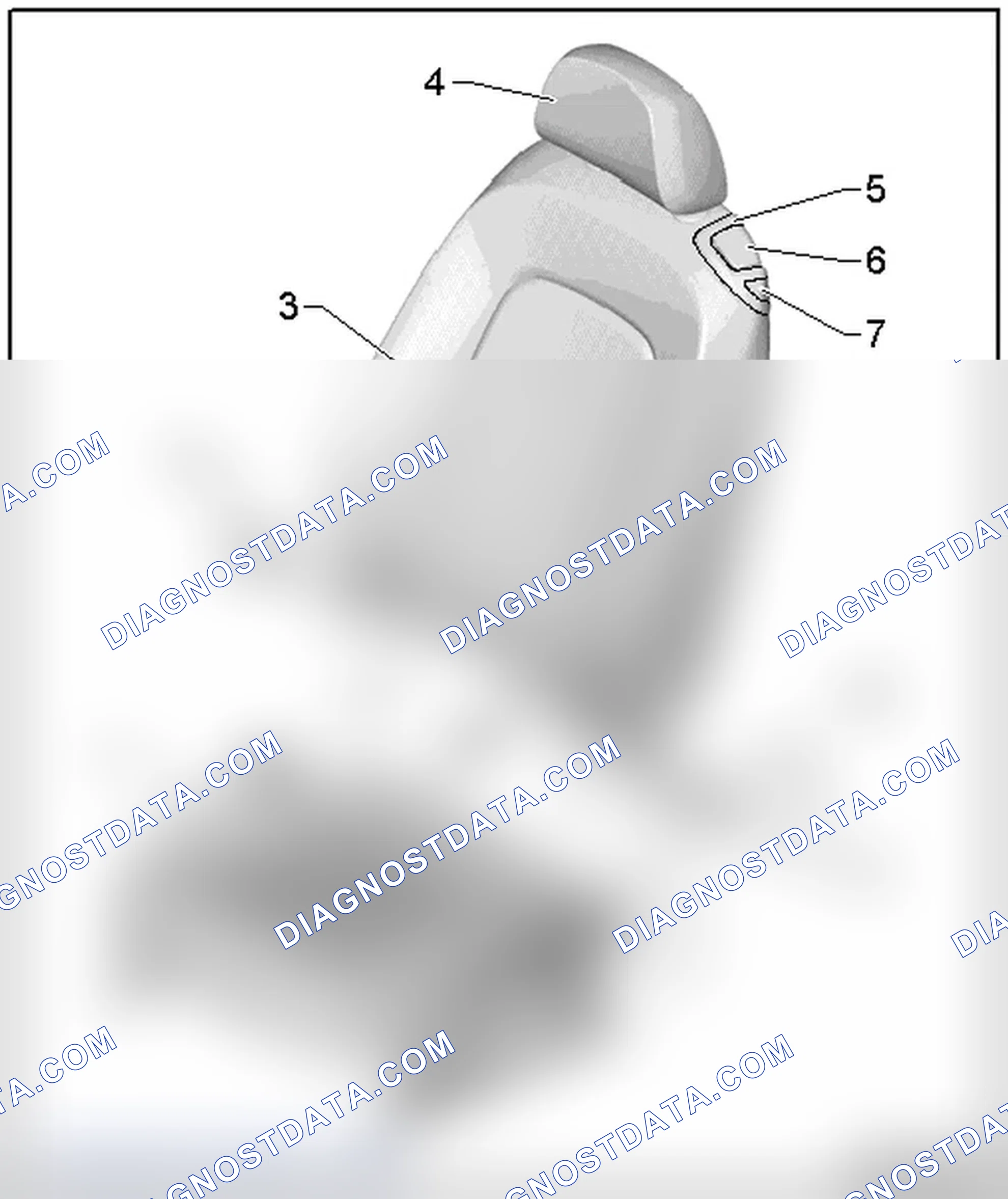 Scheme 111: FRONT BACKREST OVERVIEW