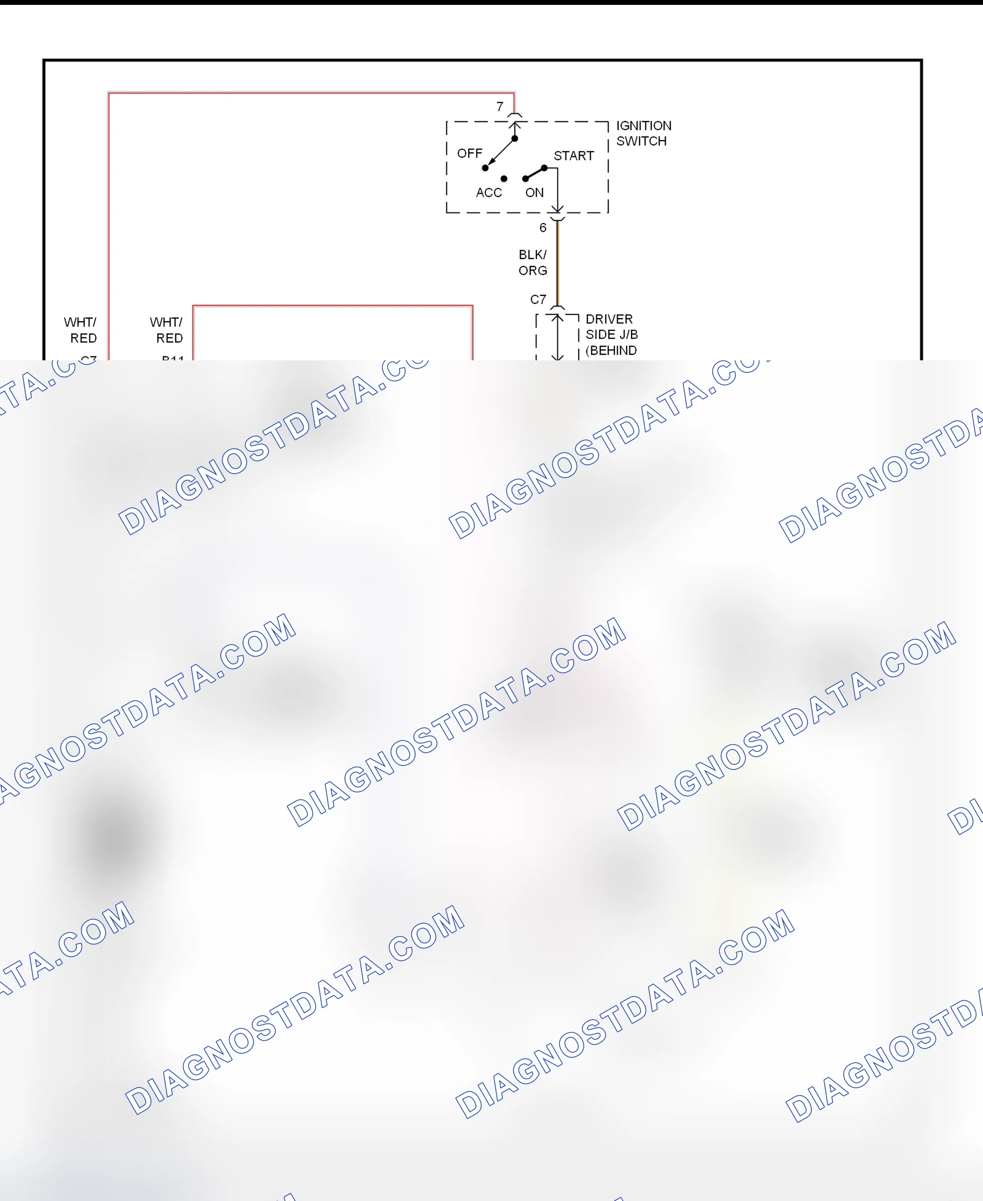 Scheme 6: Charging System Wiring Diagram (Avalon)