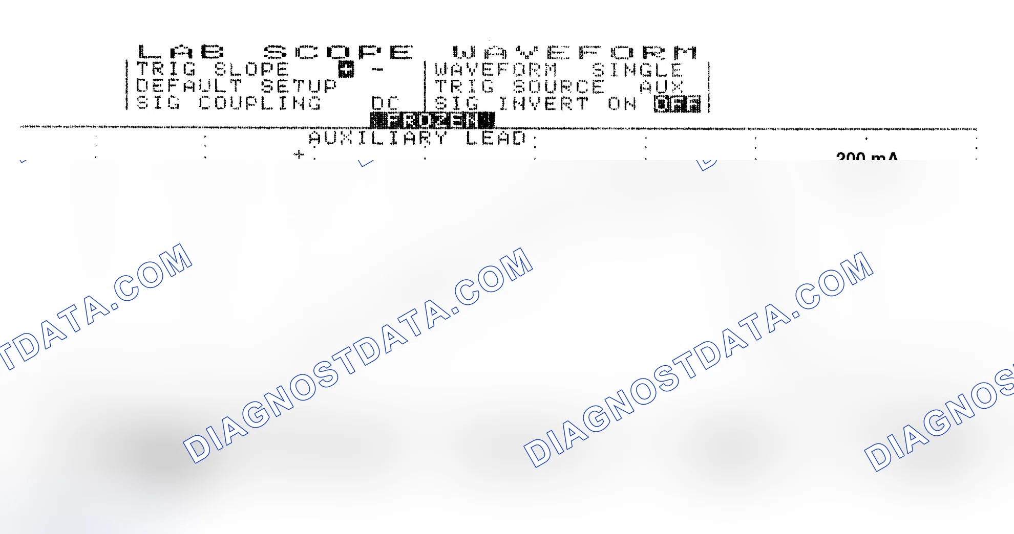 Scheme 13: Single Injector w/Normal Current Flow - Current Pattern