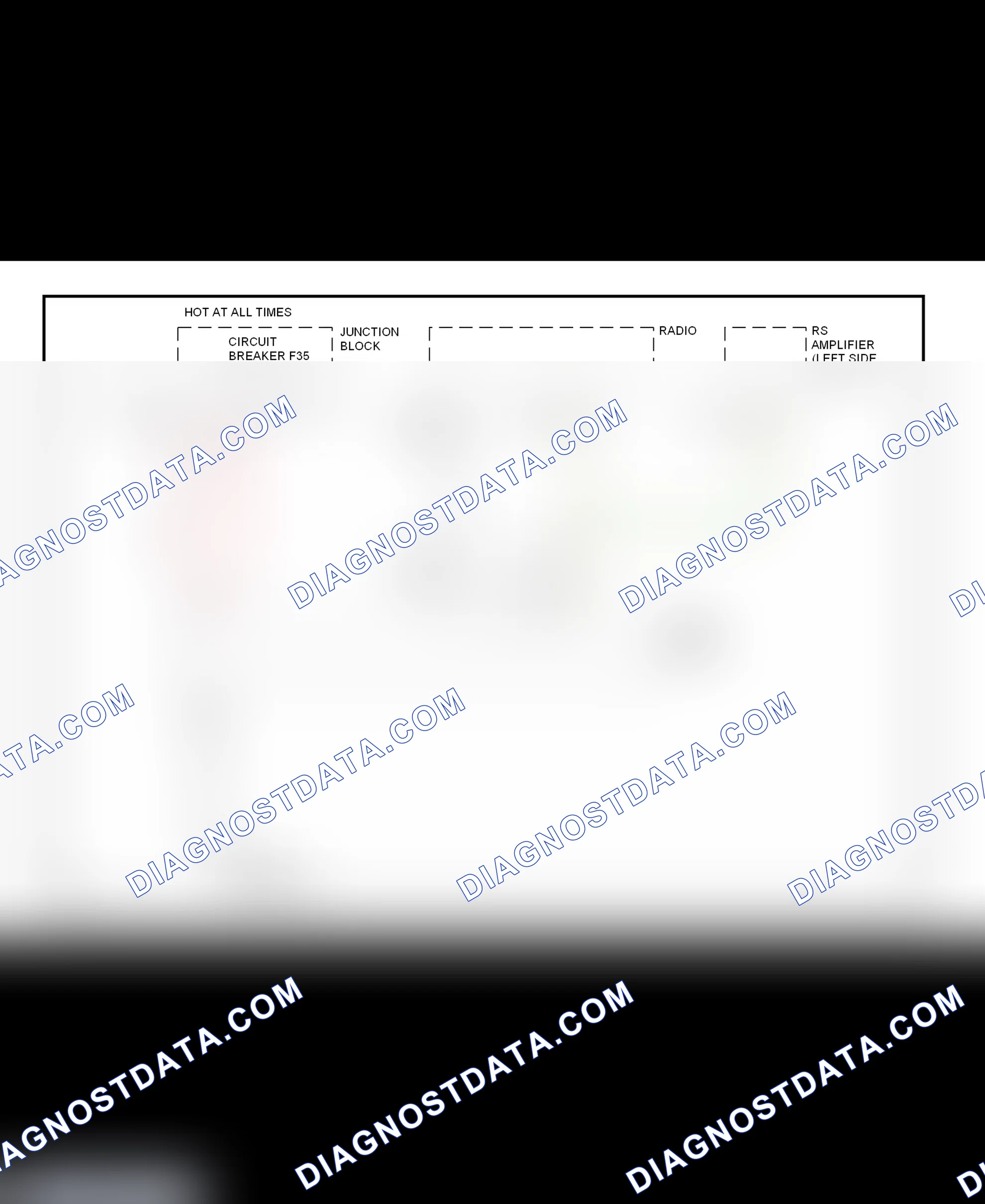 Scheme 4: Power Antenna System Wiring Diagram