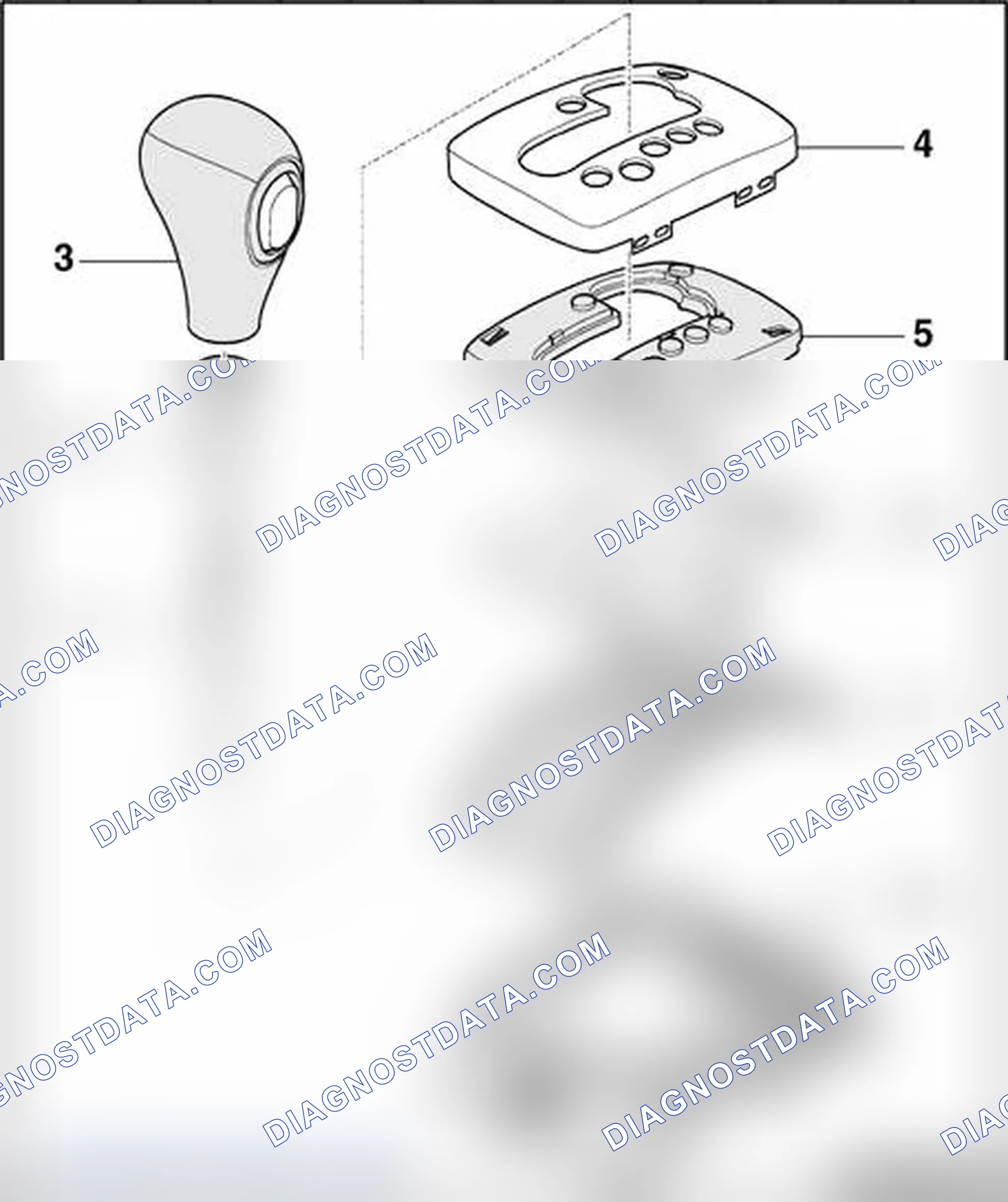 Scheme 1268: Selector lever handle, shift mechanism cover (through VIN 8E_6A156499), assembly overview