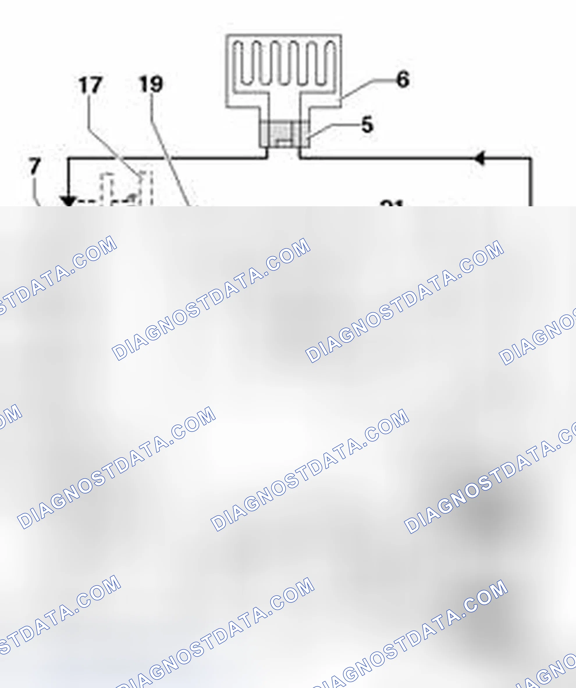 Scheme 4: Refrigerant circuit with expansion valve, fluid reservoir and second evaporator