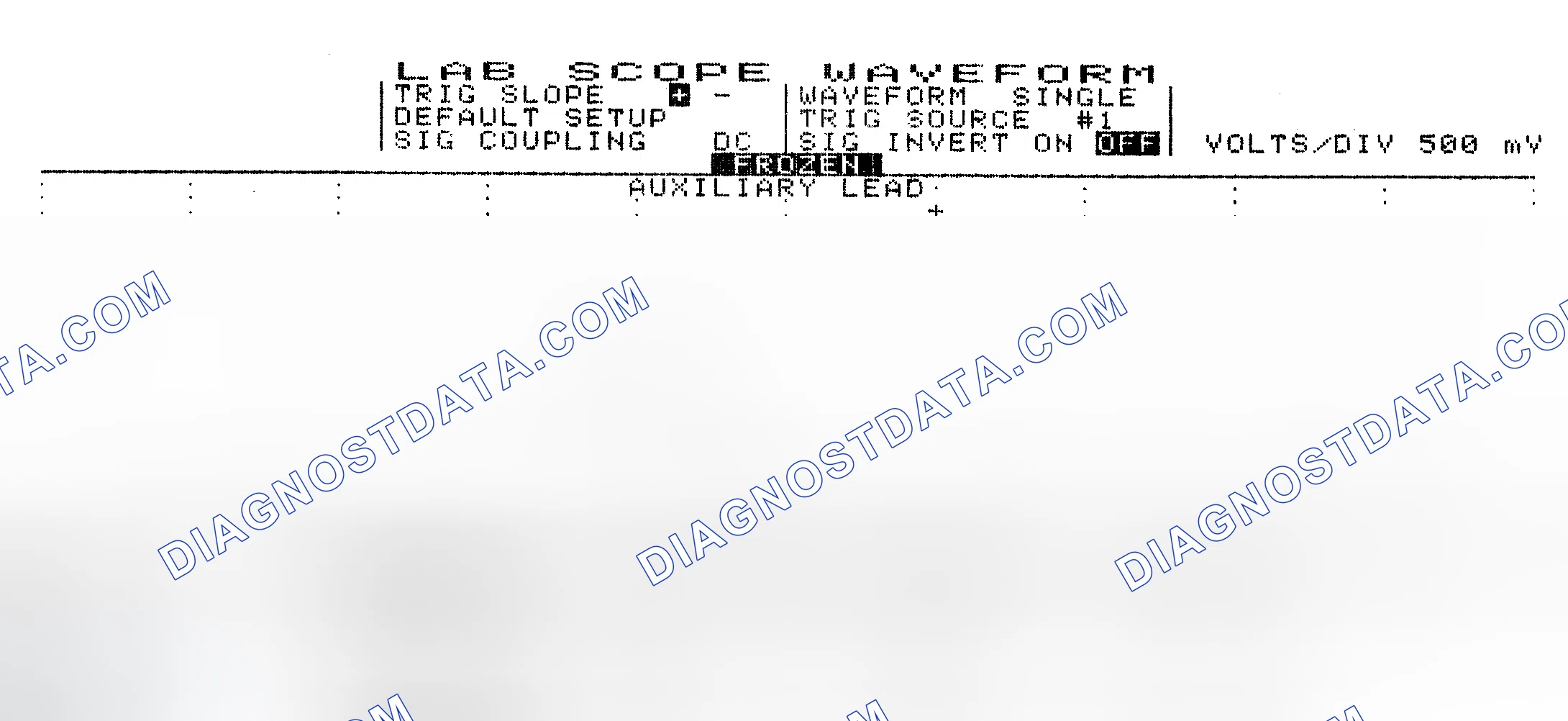 Scheme 10: Single Injector w/Excessive Current Flow - Current Pattern