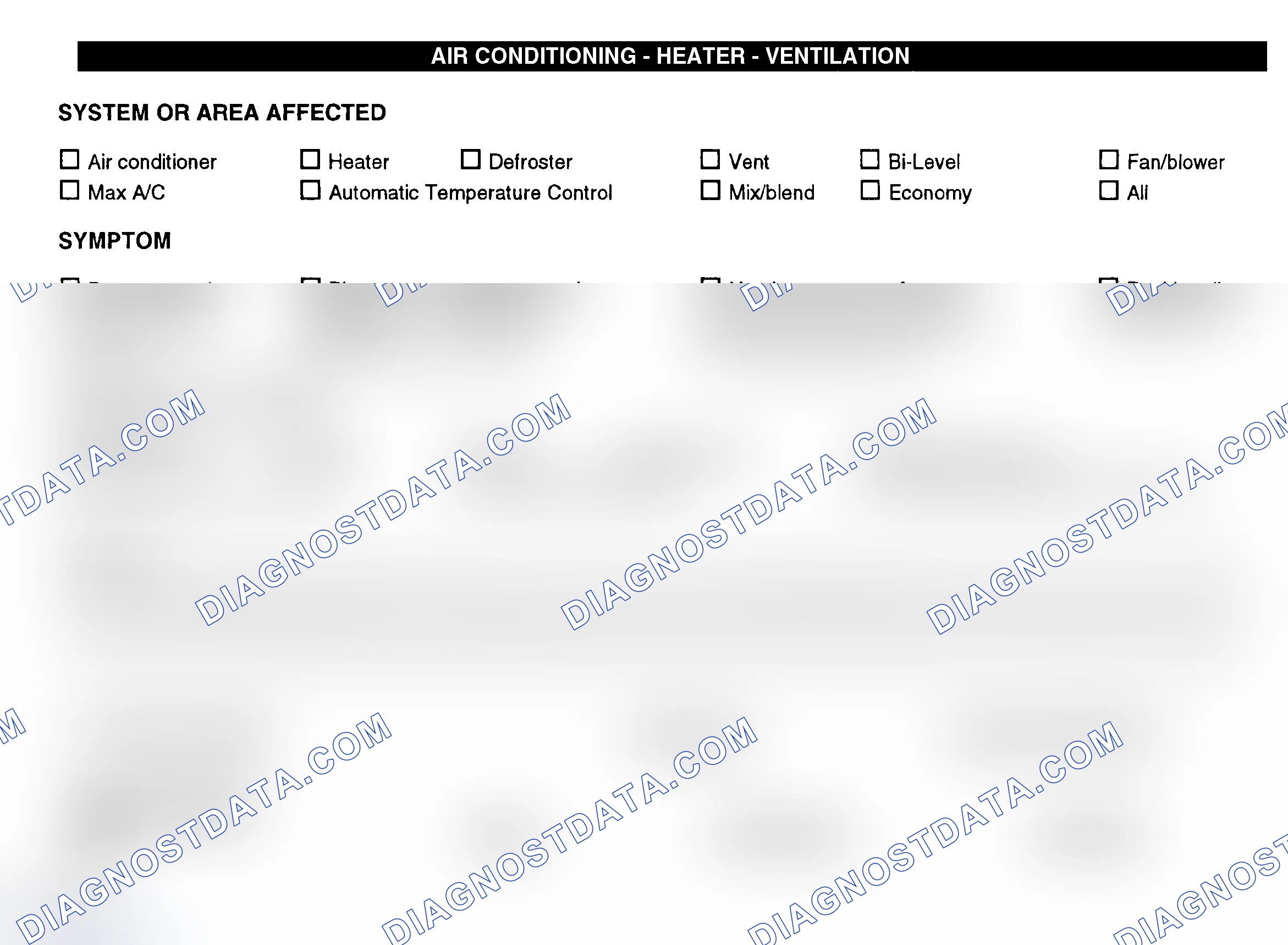 Scheme 8: Air Conditioning, Heater & Ventilation