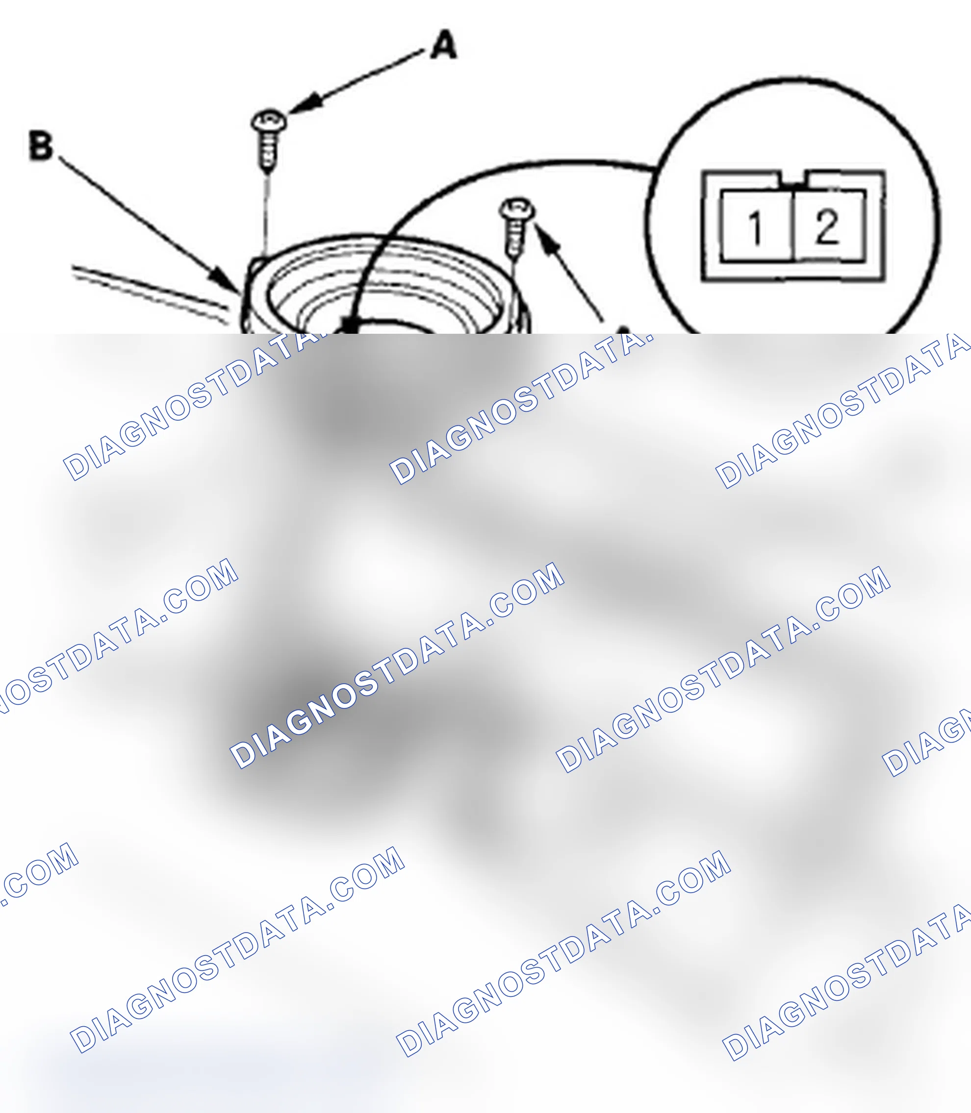 Scheme 198: Front Center Speaker (with ELS audio system)