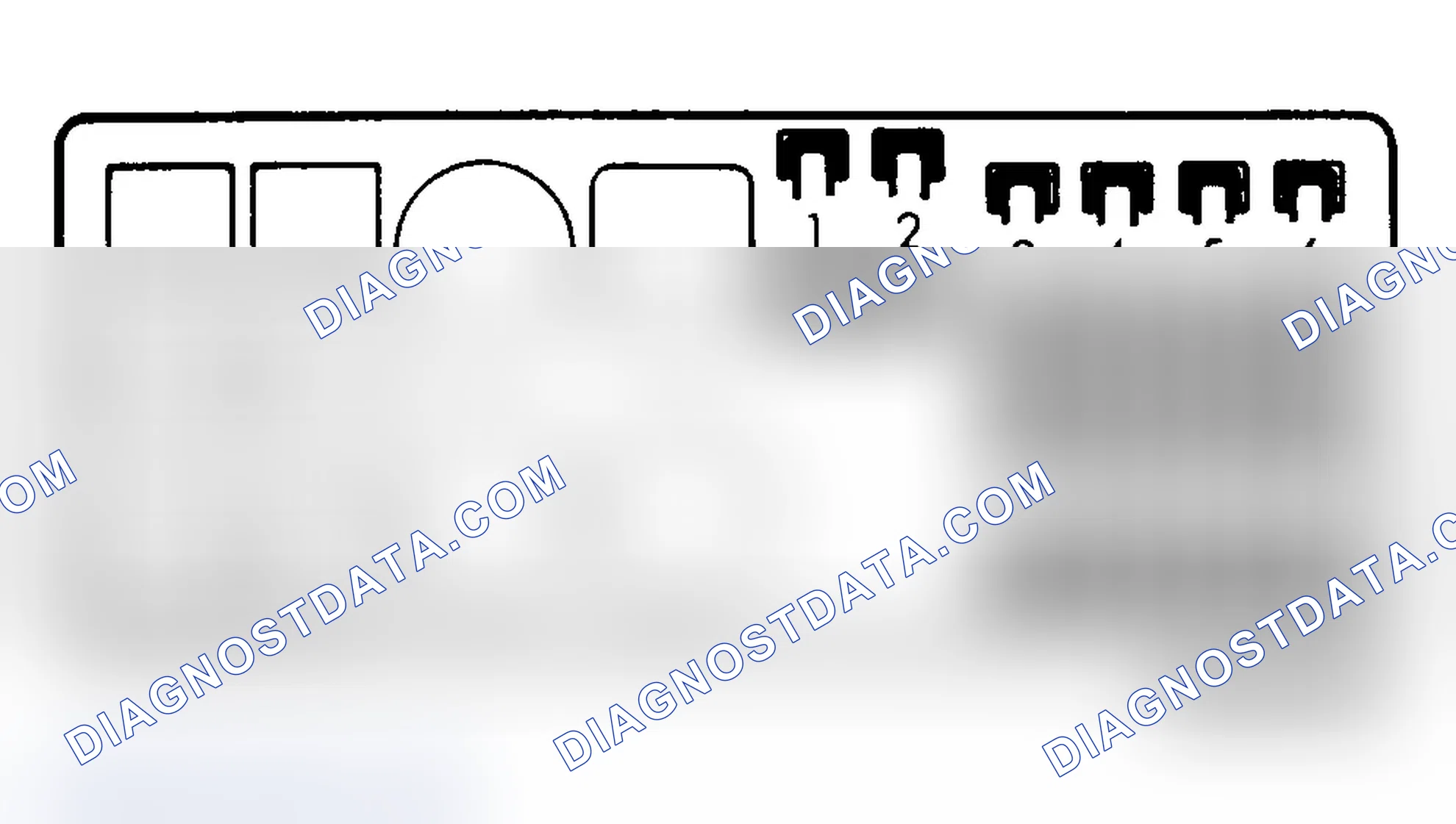 Scheme 7: ENGINE COMPARTMENT FUSE PANEL IDENTIFICATION (1983-86)