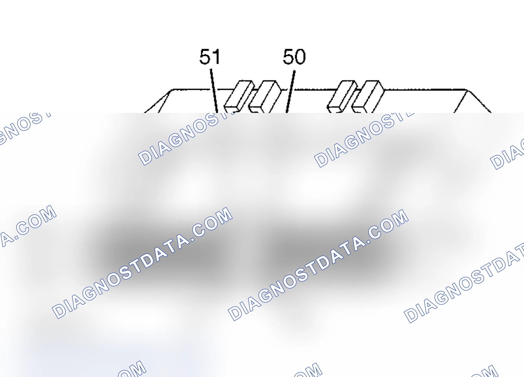 Scheme 30: IDENTIFYING TRANSMISSION CONTROL MODULE CONNECTOR TERMINALS (4-SPEED A/T)