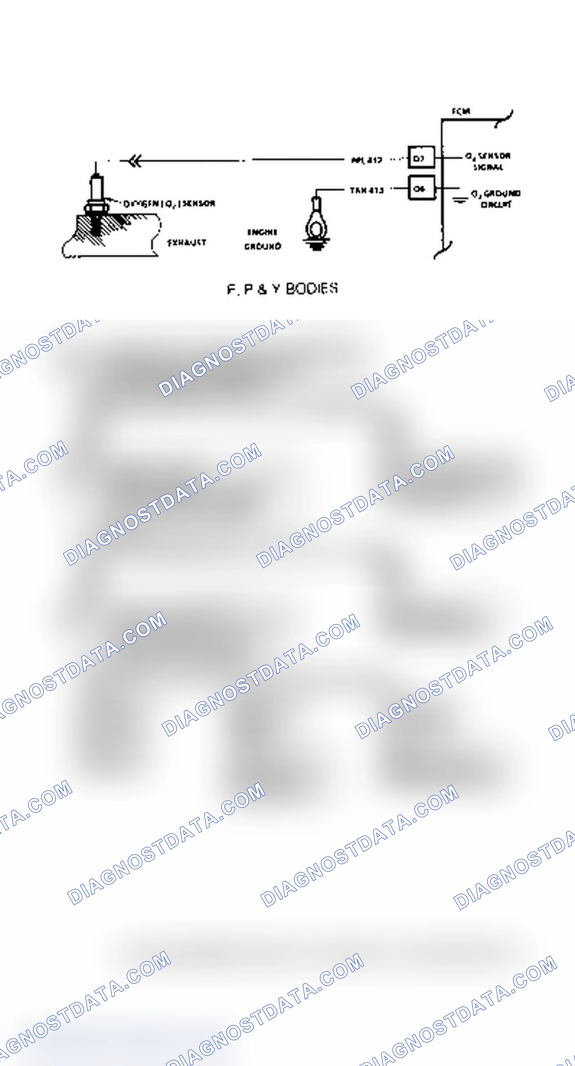 Scheme 162: Code 13 Flow Chart - "F" & "Y" Bodies O2 Sensor Ckt