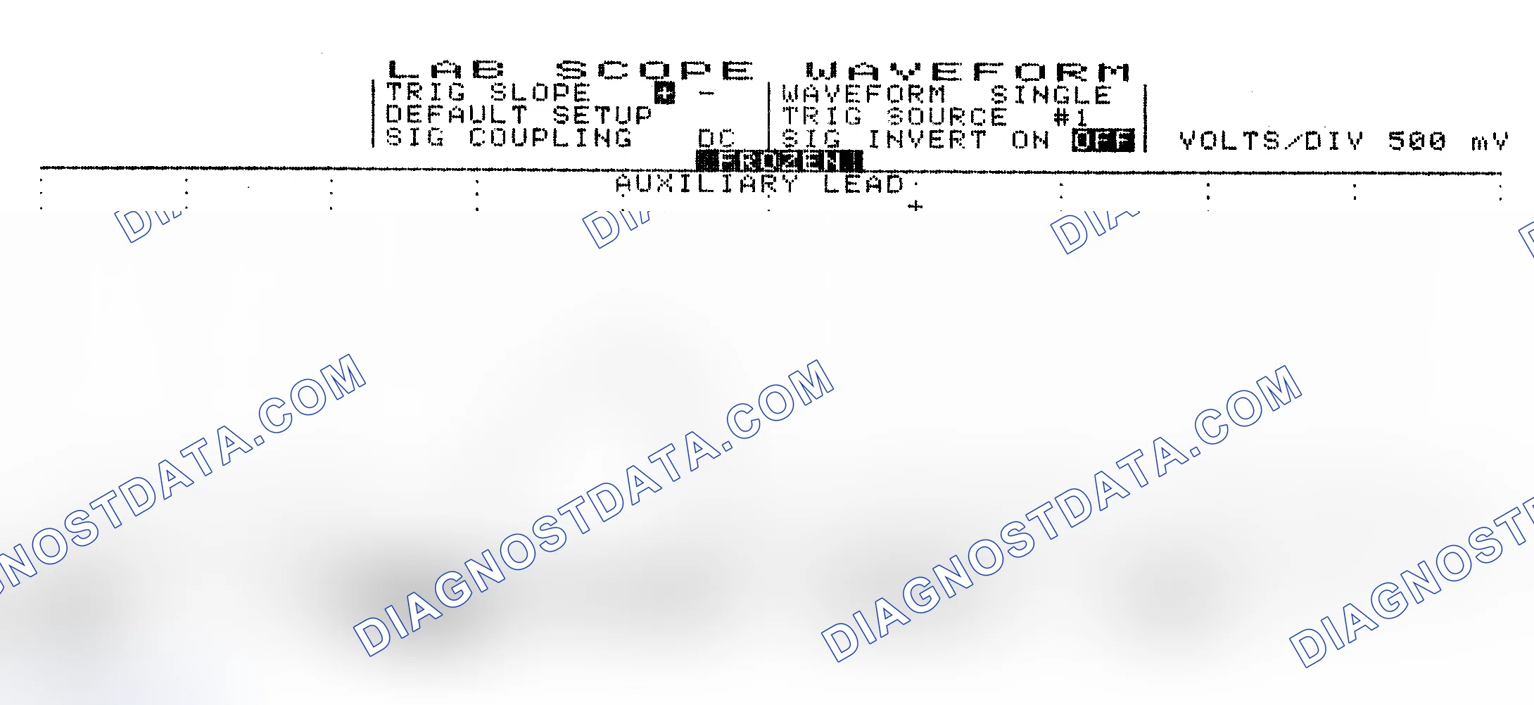 Scheme 10: Single Injector w/Excessive Current Flow - Current Pattern