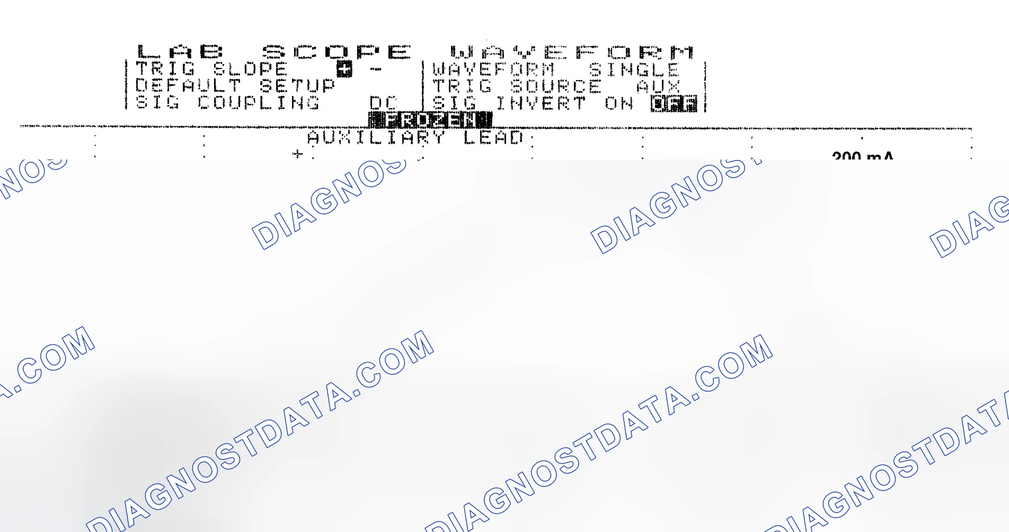 Scheme 13: Single Injector w/Normal Current Flow - Current Pattern