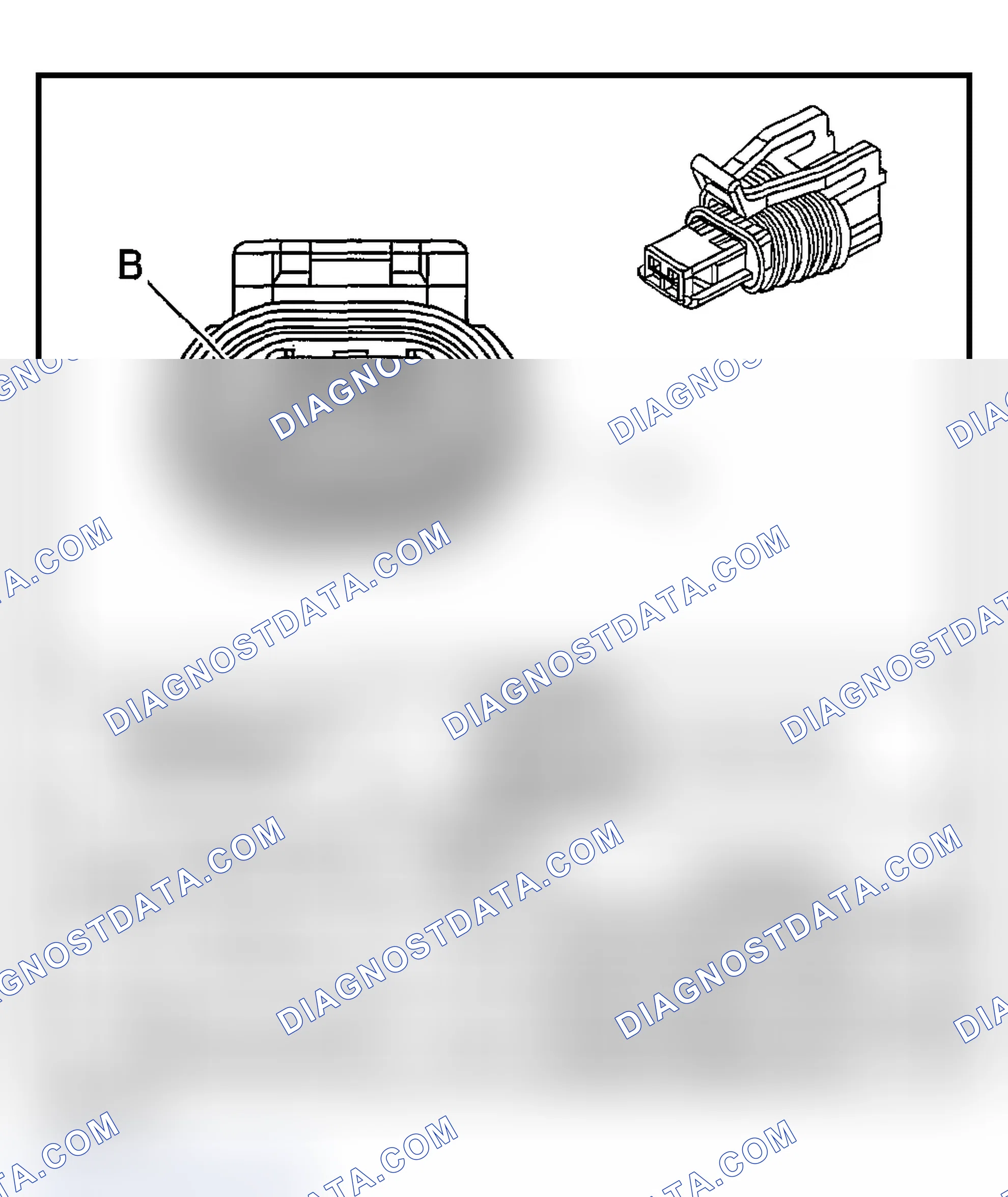 Scheme 665: Automatic Transmission Related Connector End Views