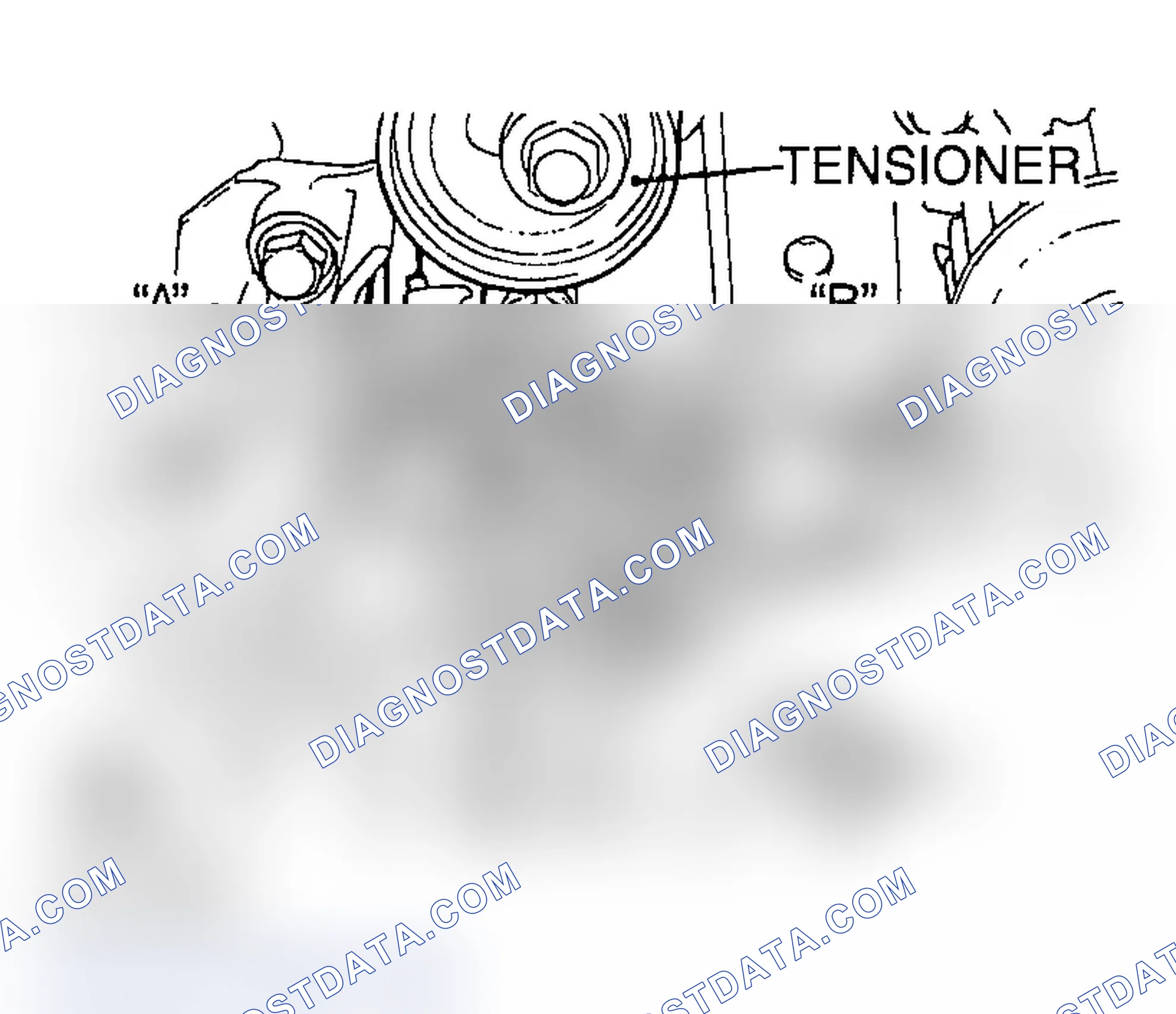 Scheme 432: >> D << TENSIONER SPRING INSTALLATION