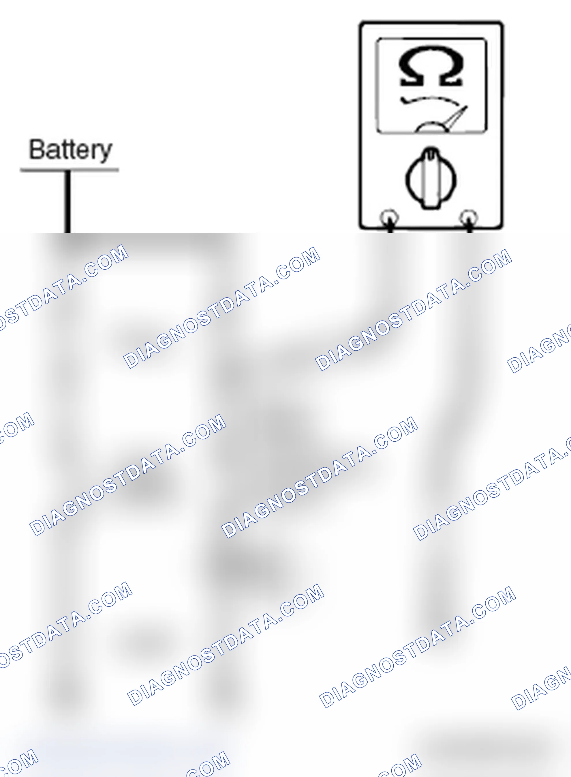 Scheme 120: INSPECTION SERVICE POINTS FOR A BLOWN FUSE