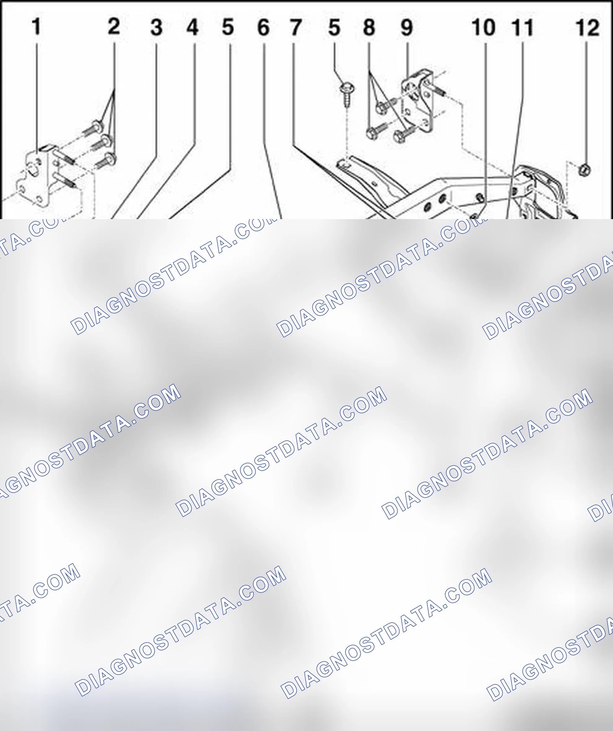 Scheme 129: Components locations, assembly overview