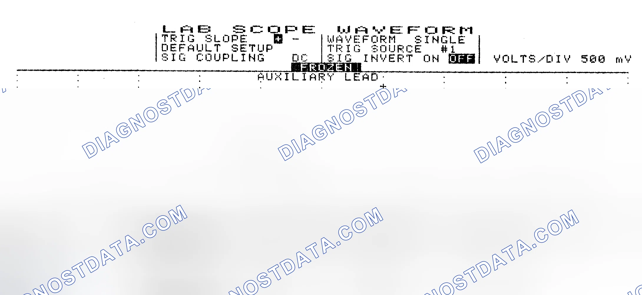Scheme 10: Single Injector w/Excessive Current Flow - Current Pattern