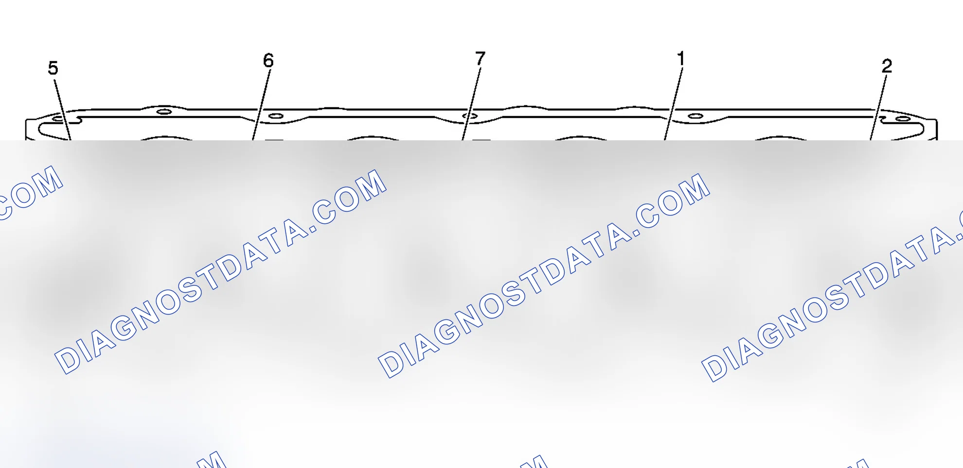 Scheme 16: Cylinder Head - Intake Manifold Deck View